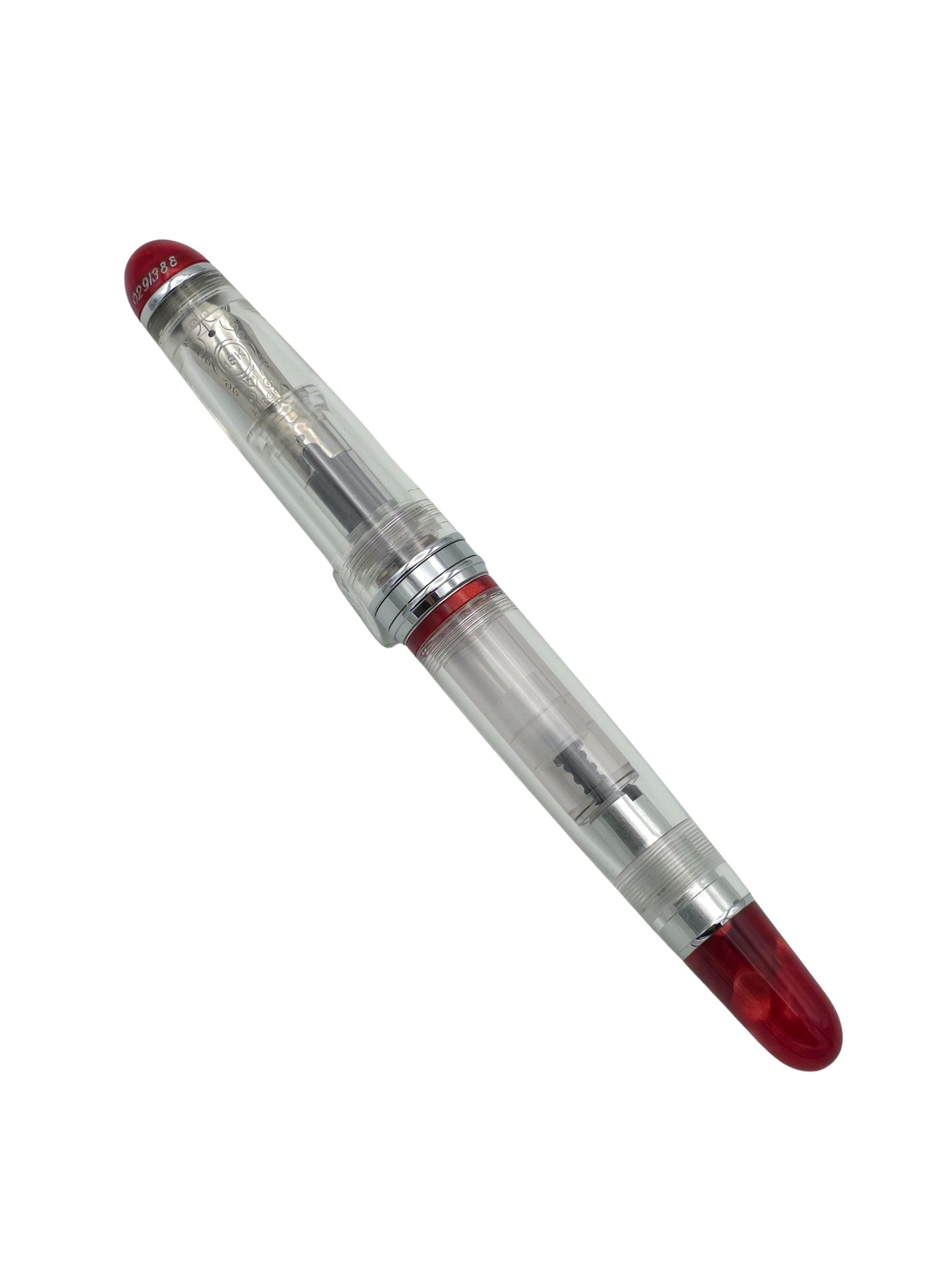 Aurora 88 LE Minerali Cinnabar Demo - 18k Medium Nib - Pre-Owned