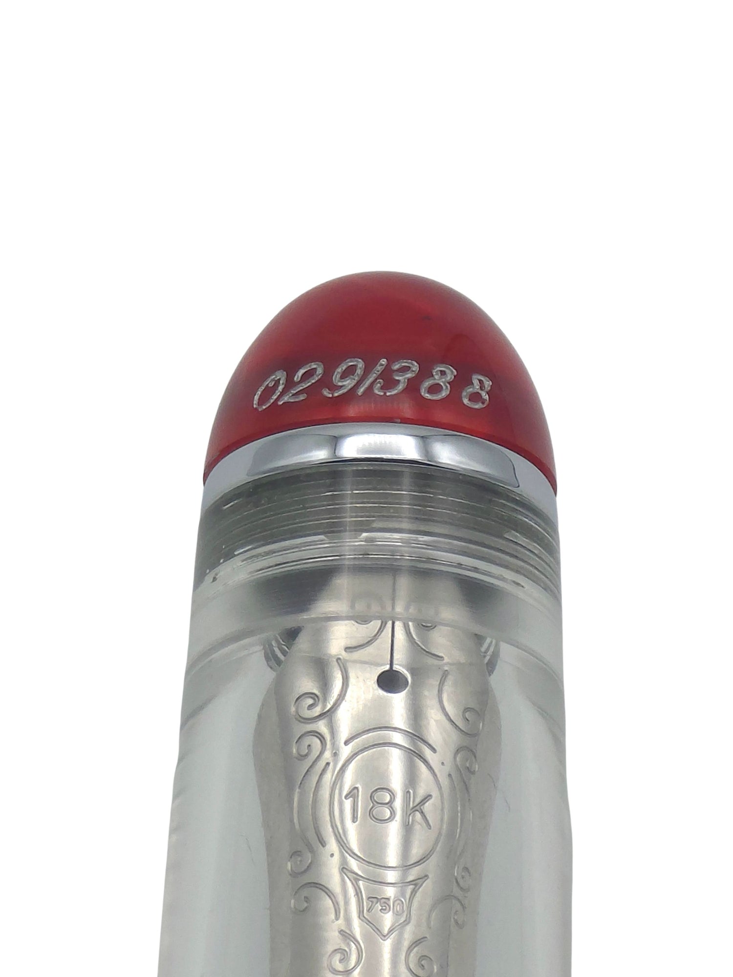 Aurora 88 LE Minerali Cinnabar Demo - 18k Medium Nib - Pre-Owned
