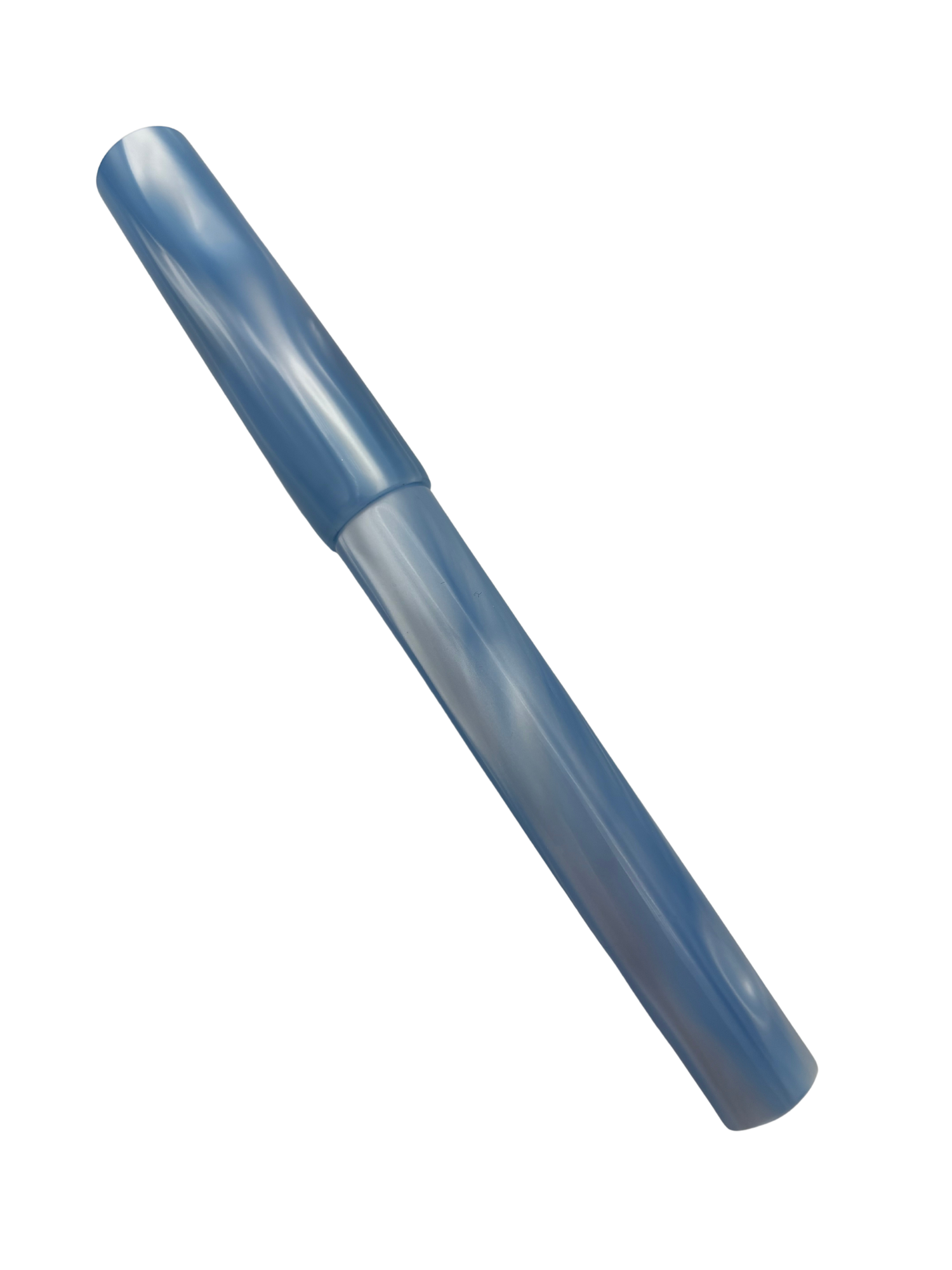 Custom Resin Fountain Pen Blue and White - Jowo 