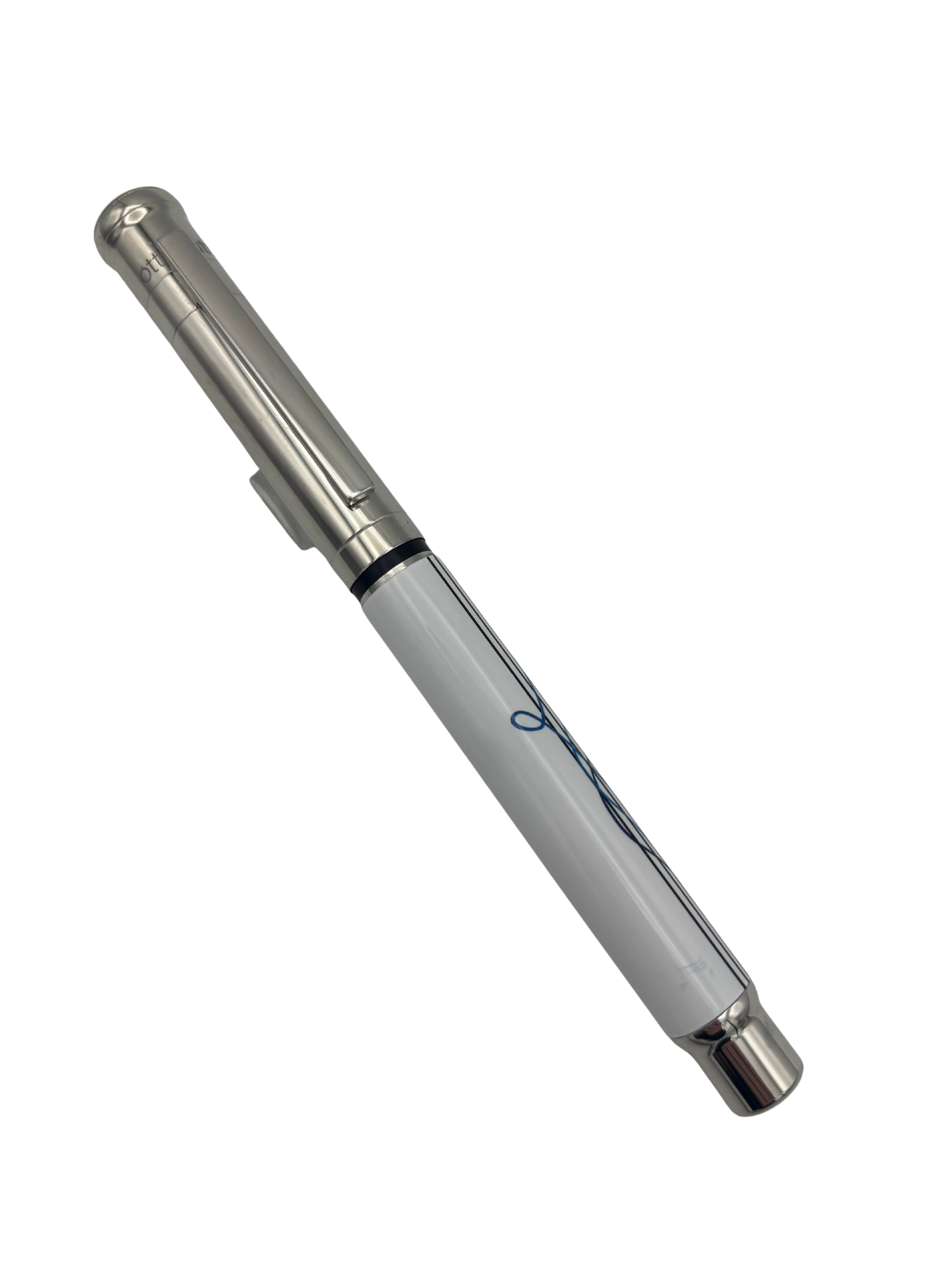 Otto Hutt 04 Scribble White - Broad Nib - Pre-Owned