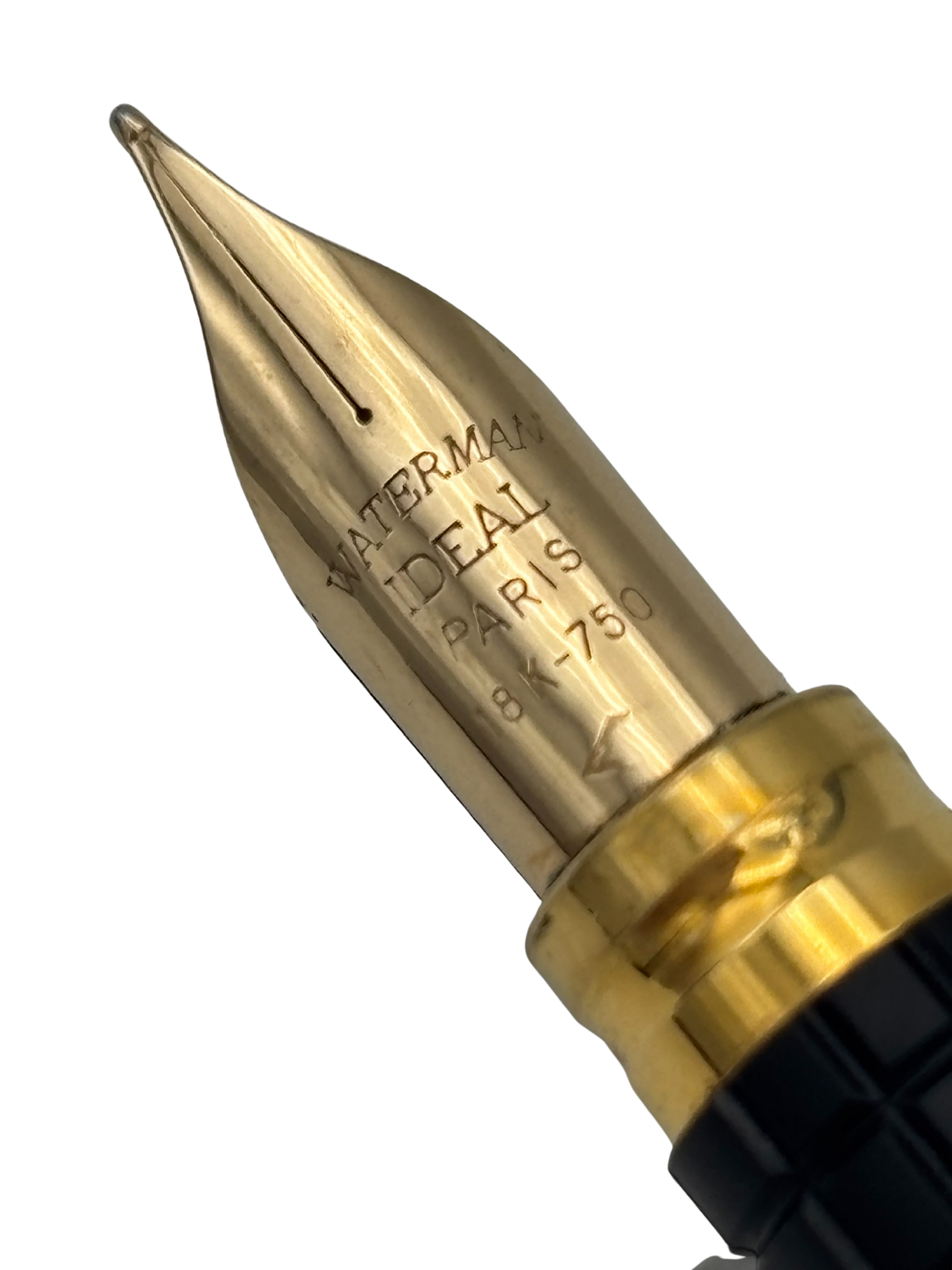 Waterman Exclusive Marble Brown Lacquer - 18k Fine Nib - Pre-Owned