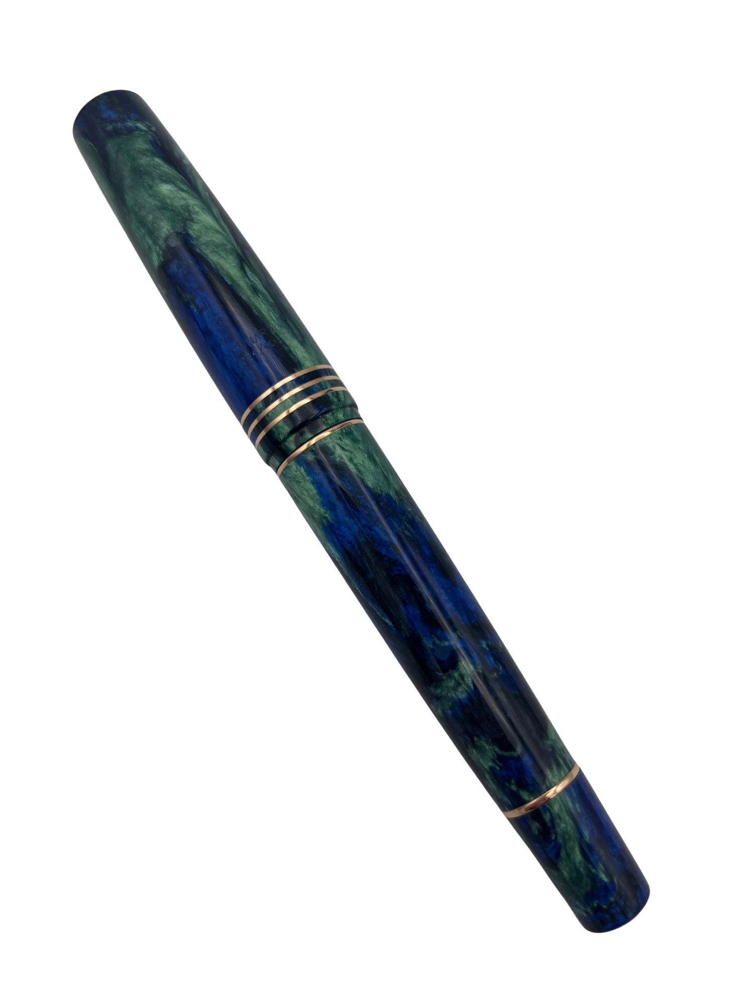 Leonardo MZG 2.0 Power of Flower Fiordaliso Blue - 14k Extra Fine Nib - Pre-Owned