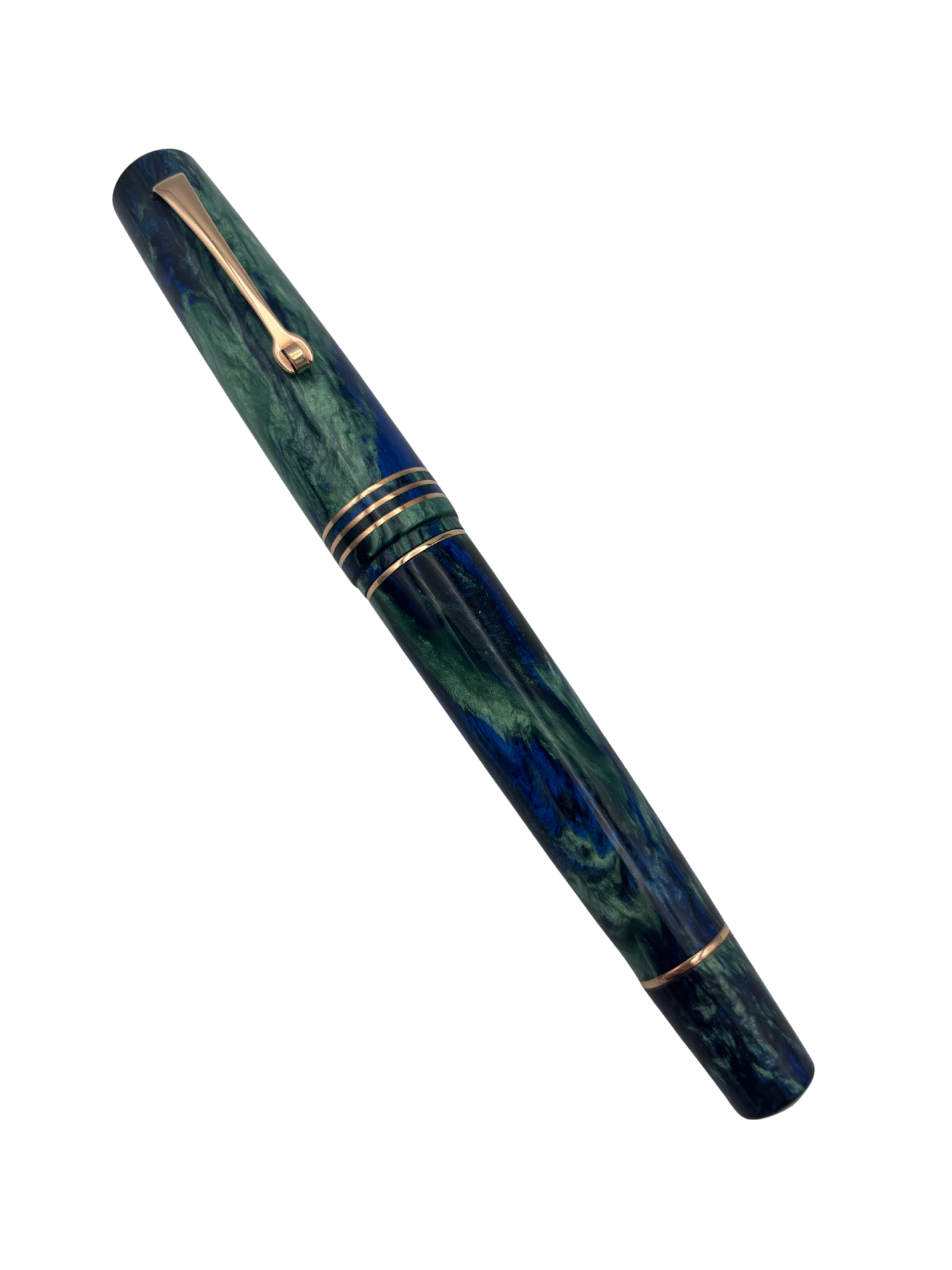 Leonardo MZG 2.0 Power of Flower Fiordaliso Blue - 14k Extra Fine Nib - Pre-Owned
