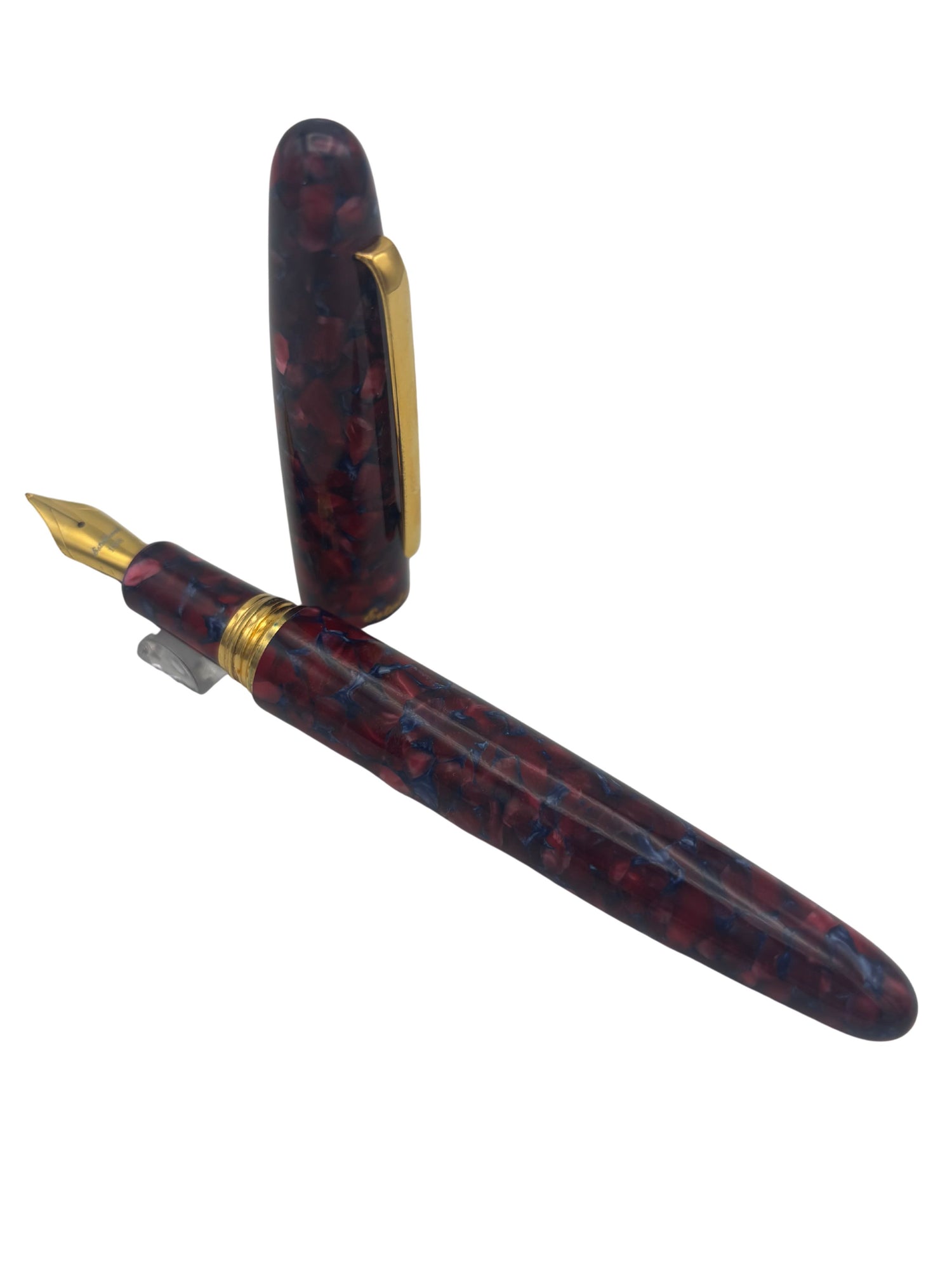 Esterbrook Estie Oversize Scarlet - Broad Katana Nib - Pre-Owned
