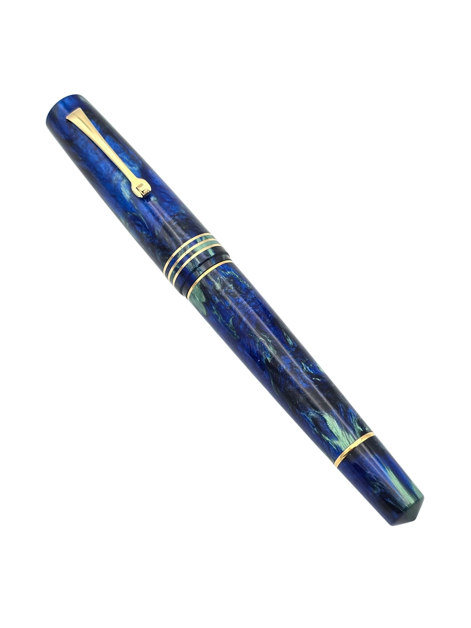 Leonardo MZG 2.0 The Power of Flowers Fiordaliso Blue - 14k Fine Nib - Pre-Owned