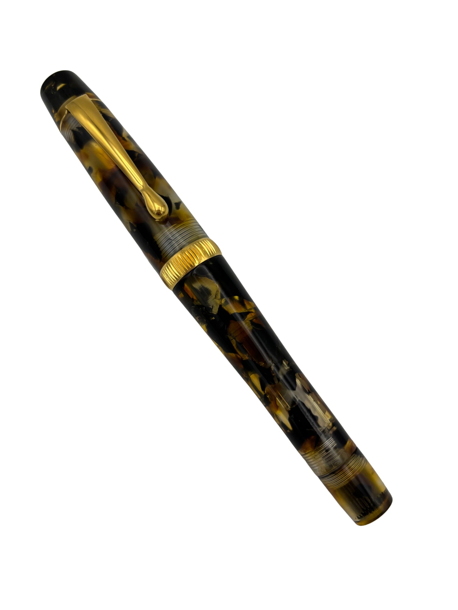 Bexely Sheherazade Tortoise - 18k Stub Nib - Pre-Owned
