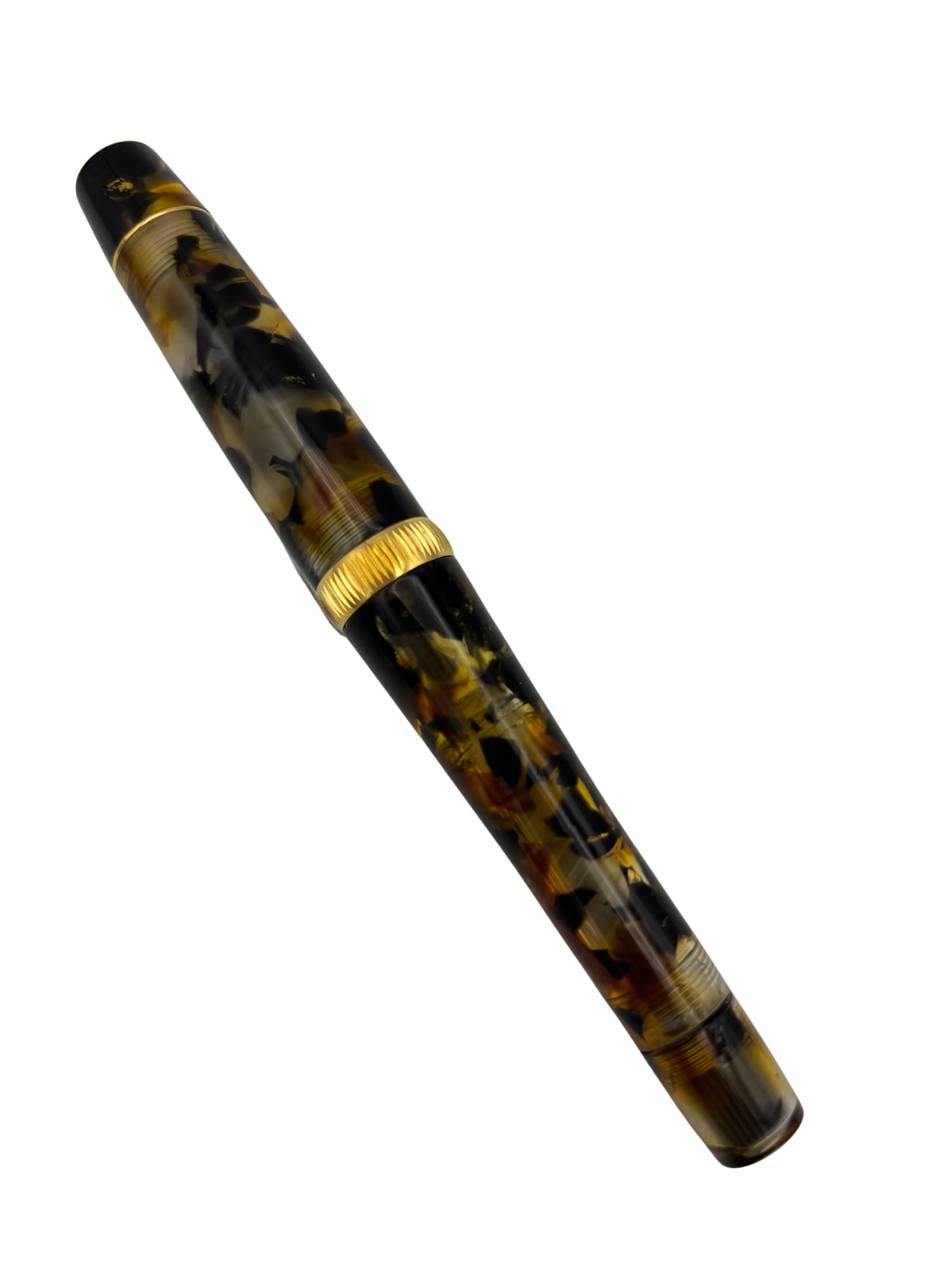 Bexely Sheherazade Tortoise - 18k Stub Nib - Pre-Owned