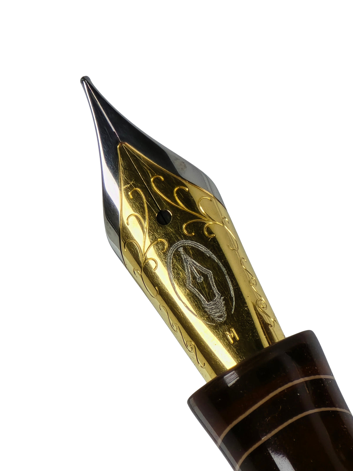 Edison Nouveau Premier Cappuccino - Medium Steel Nib - Pre-Owned