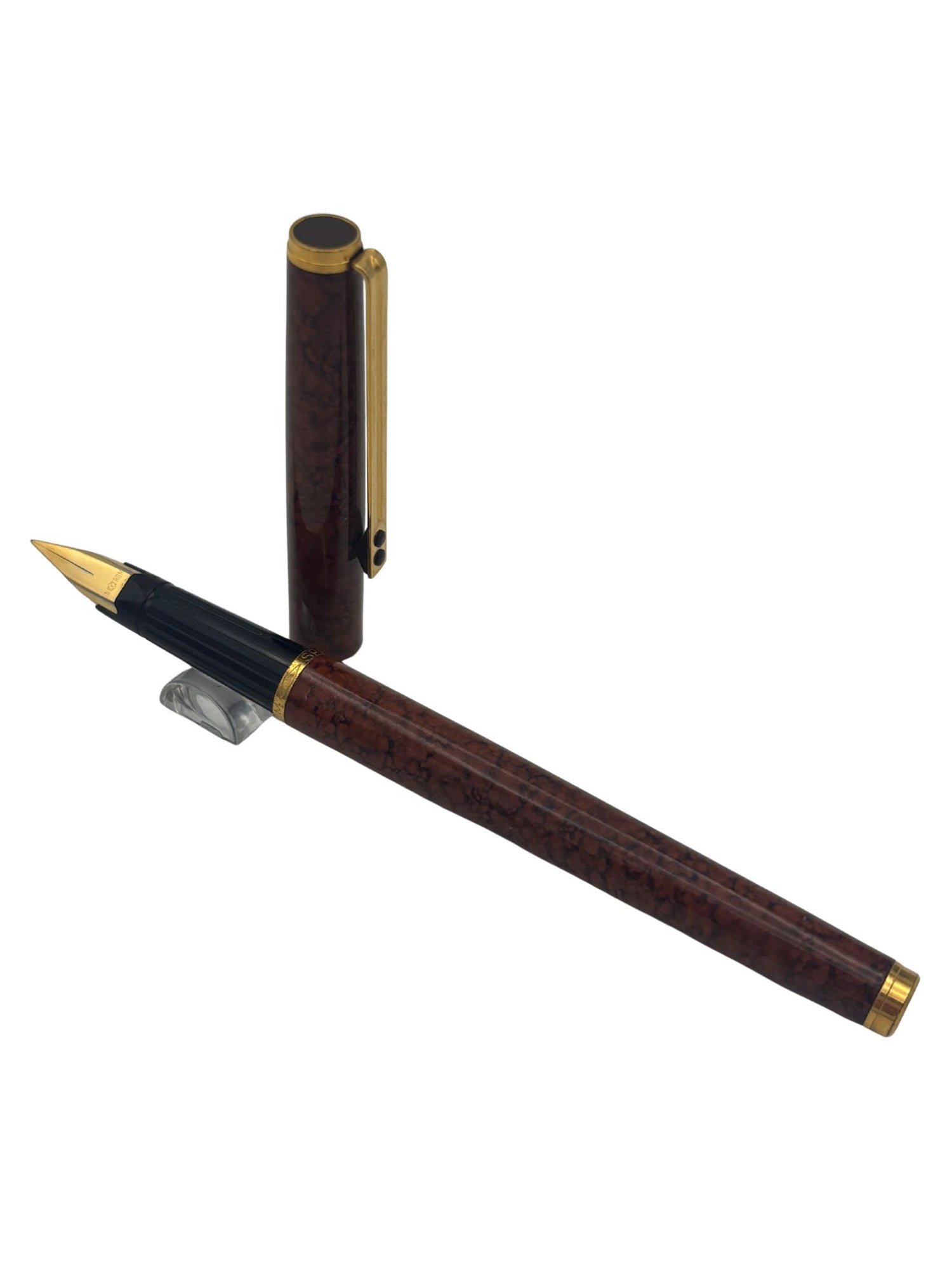 Inoxcrom 77-Fina Marble Brown - Fine Steel Nib - Pre-Owned