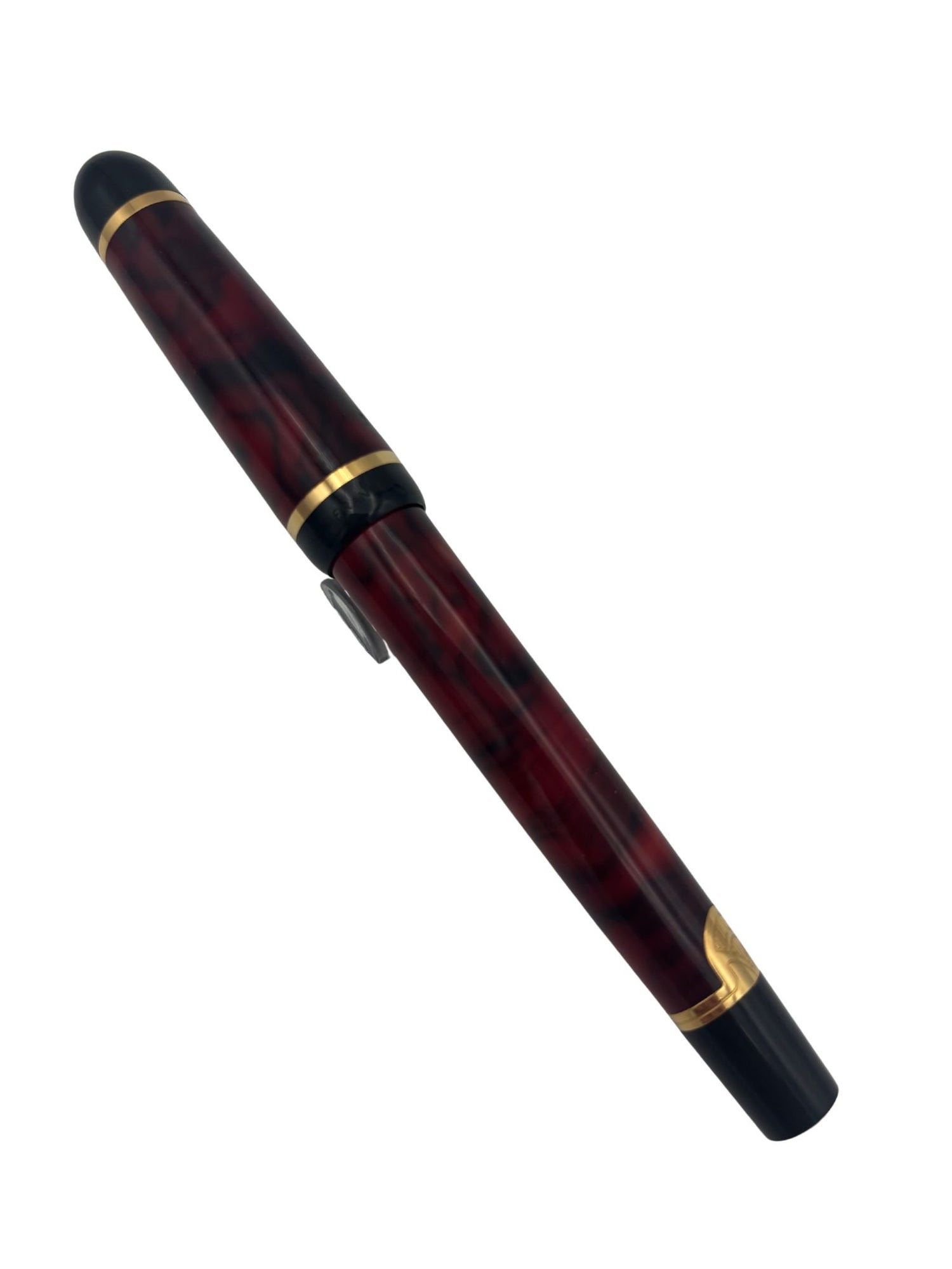 Waterman Phileas Marble Red - Medium Nib - Pre-Owned