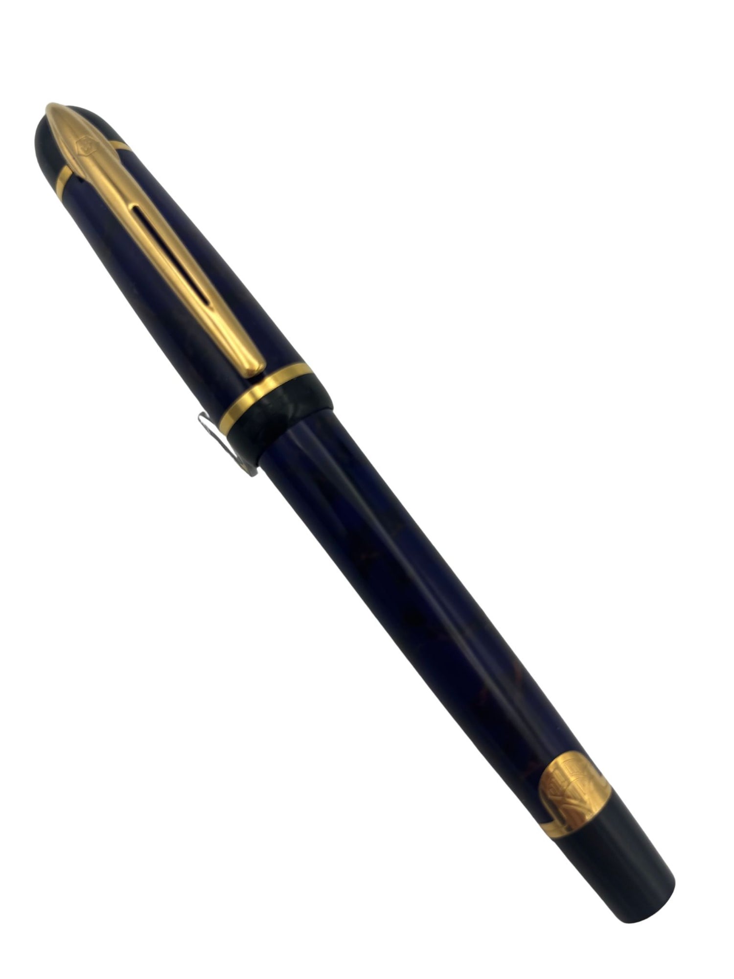Waterman Phileas Marble Blue V2 - Fine Nib - Pre-Owned
