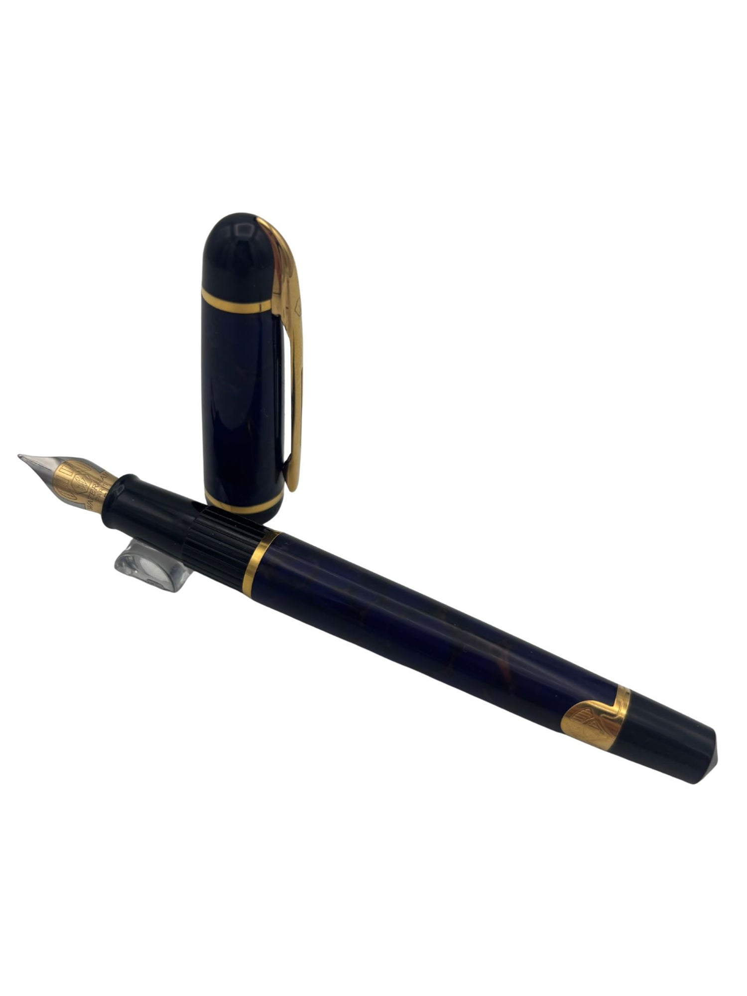 Waterman Phileas Marble Blue V2 - Fine Nib - Pre-Owned