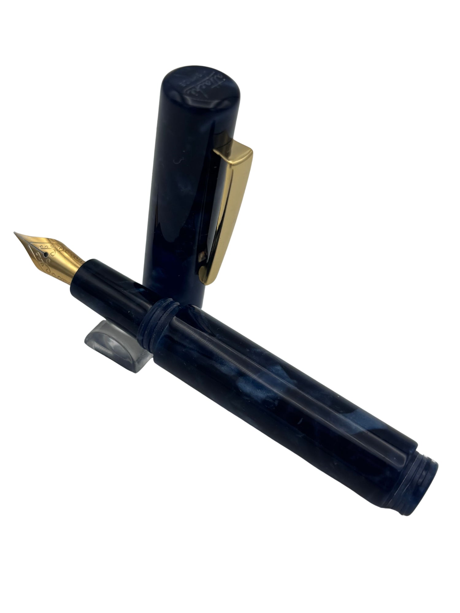 Hightide Attache Navy - Fine Nib - Pre-Owned