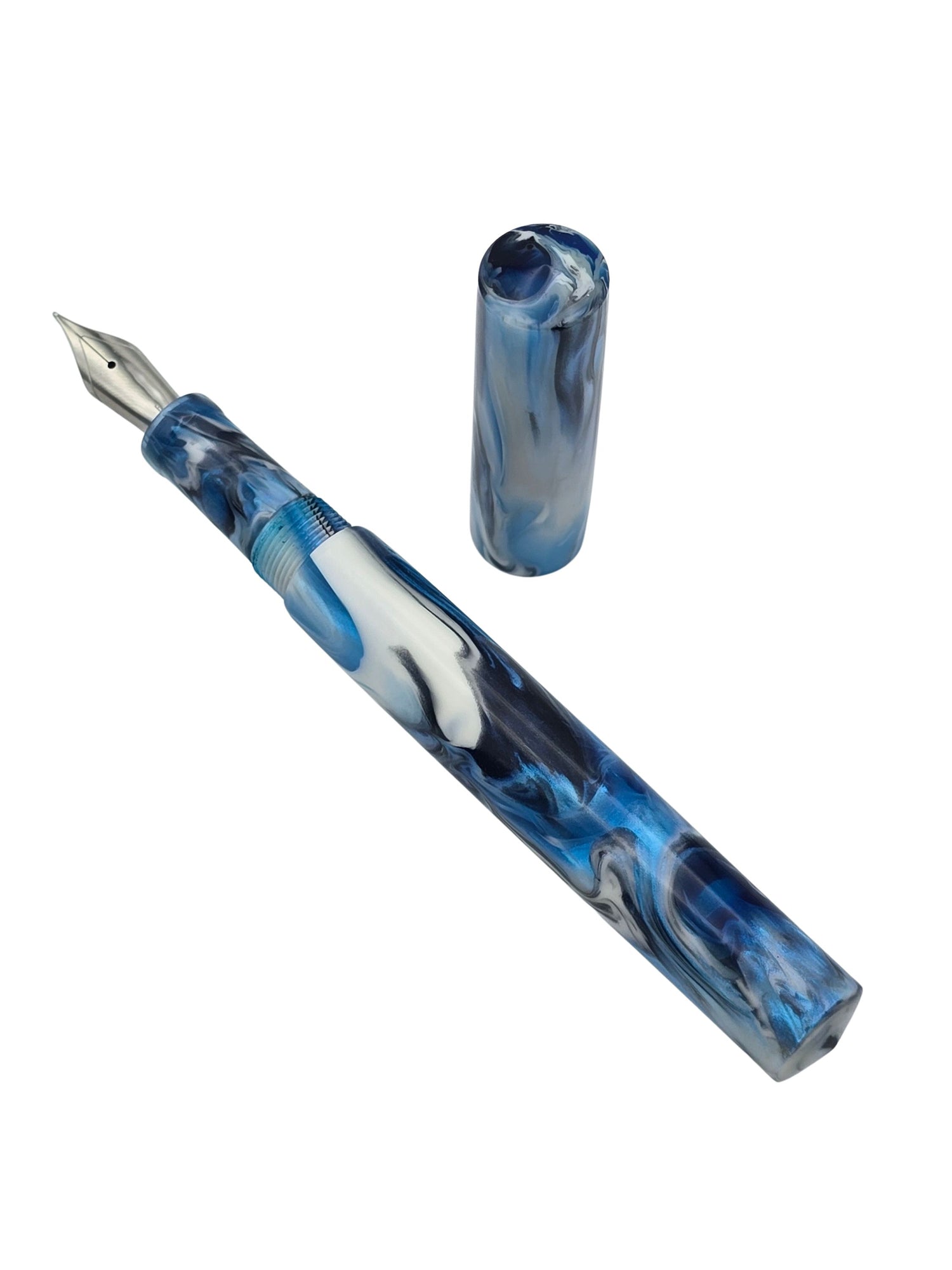 Myers Pen Co. Blue Hypercannon, Alpha Model - Jowo 