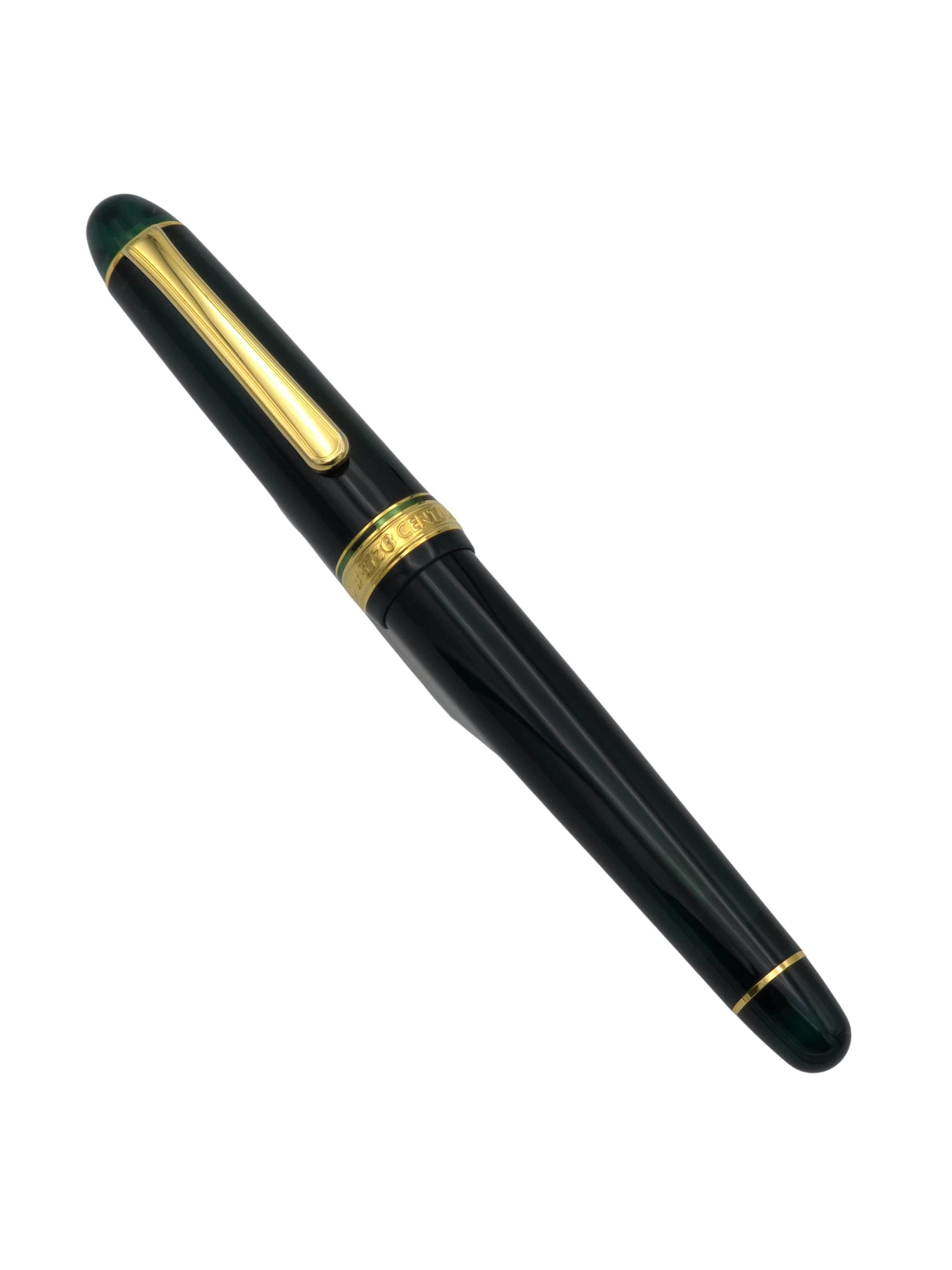 Platinum 3776 Laurel Green - 14k Medium - Pre-Owned