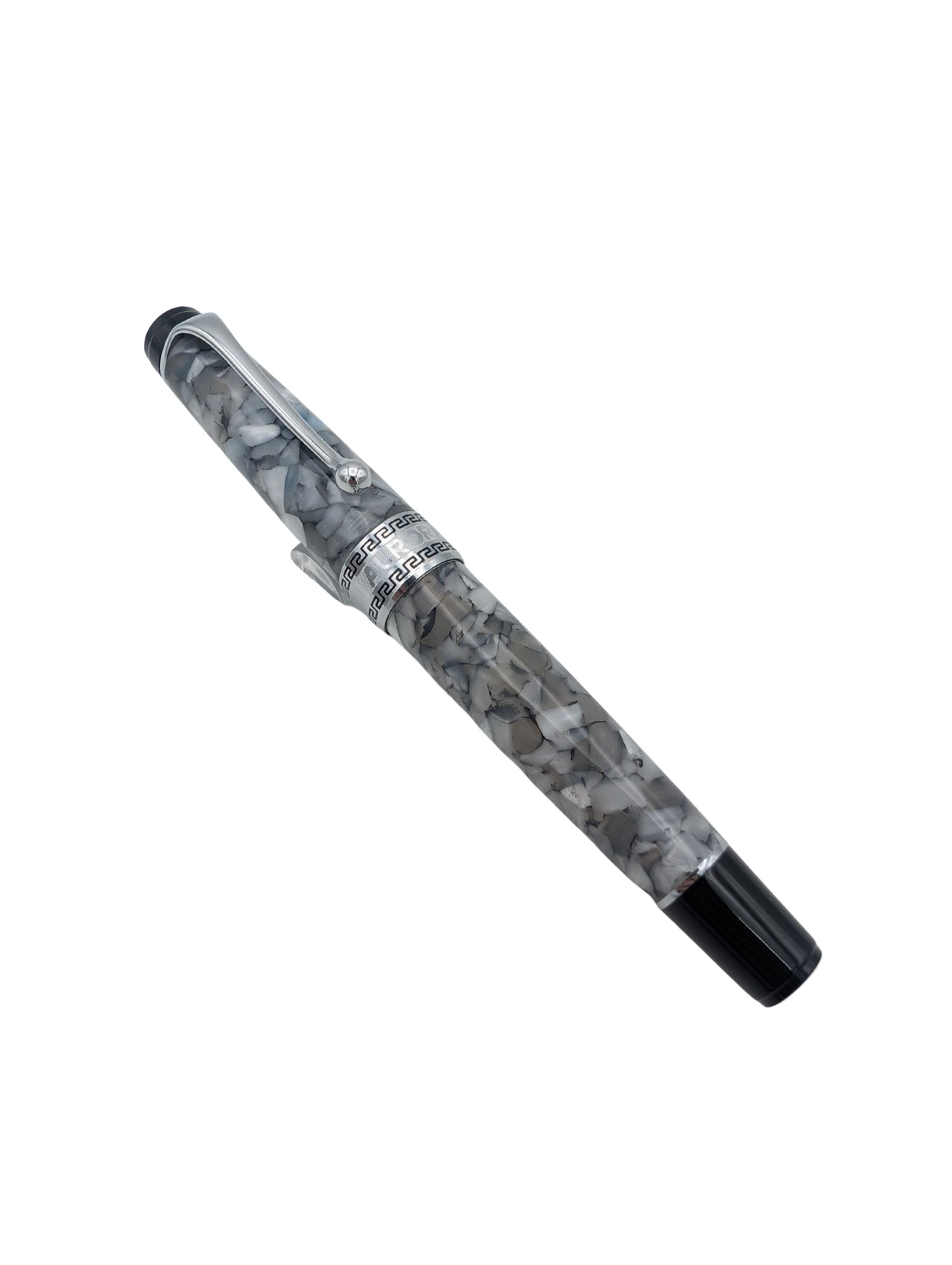 Aurora Optima Auroloide Nero Perla - 14k Extra Fine Nib - Pre-Owned