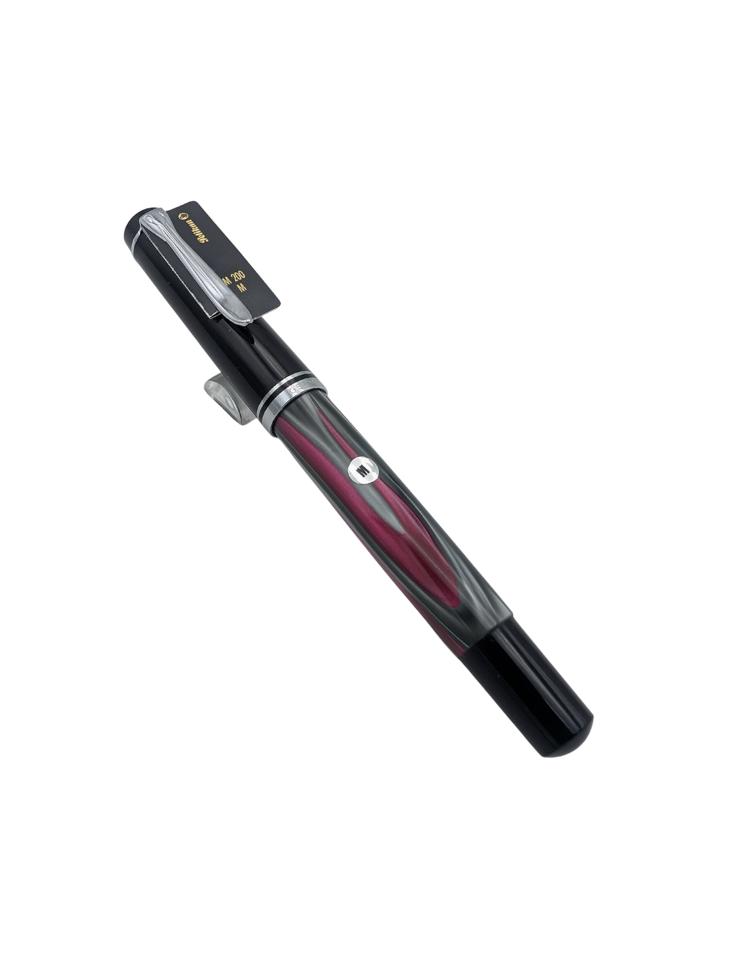 Pelikan M200 Non-Telekom Gray / Magenta - Medium Nib - Pre-Owned