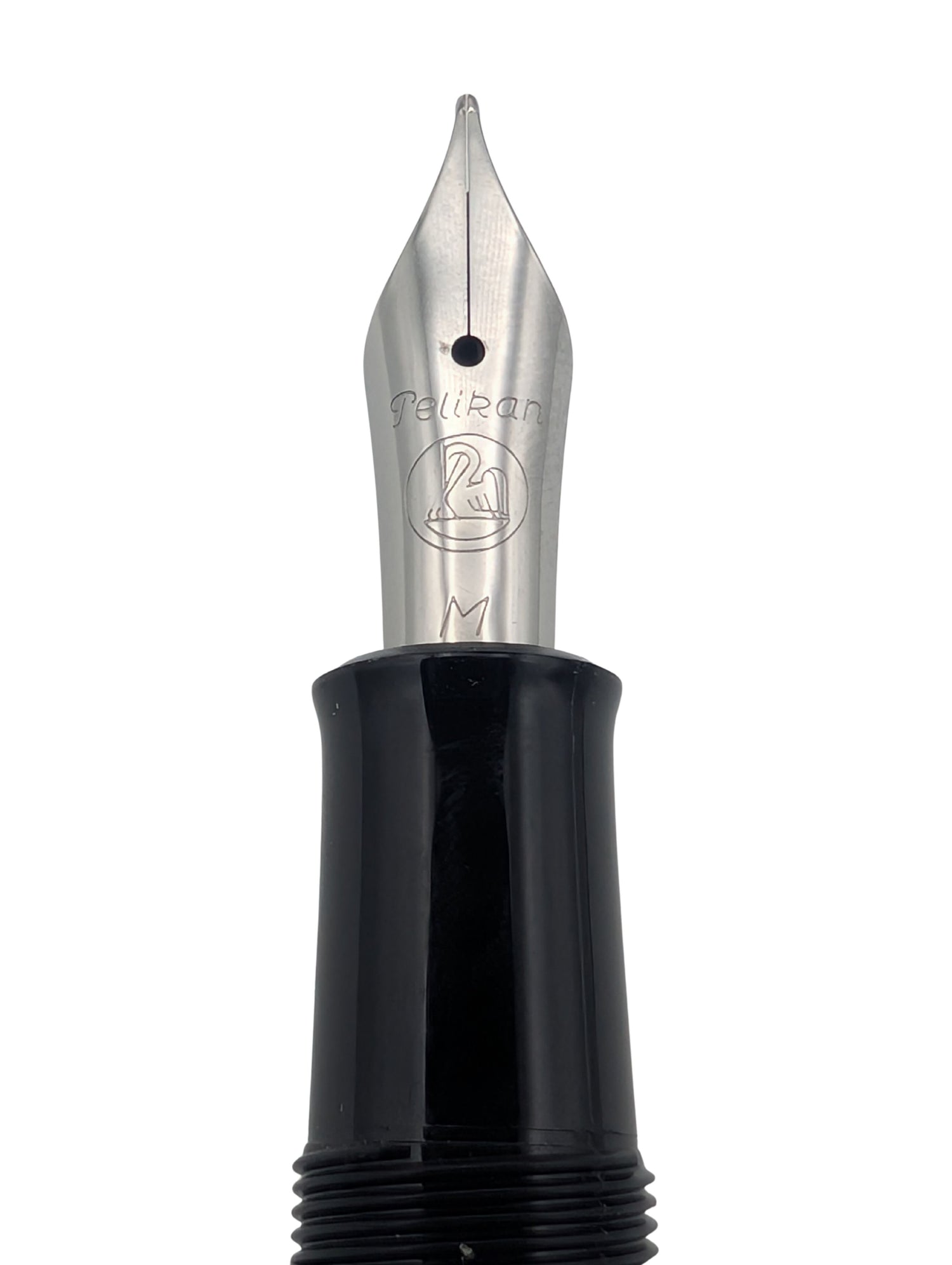 Pelikan M200 Non-Telekom Gray / Magenta - Medium Nib - Pre-Owned