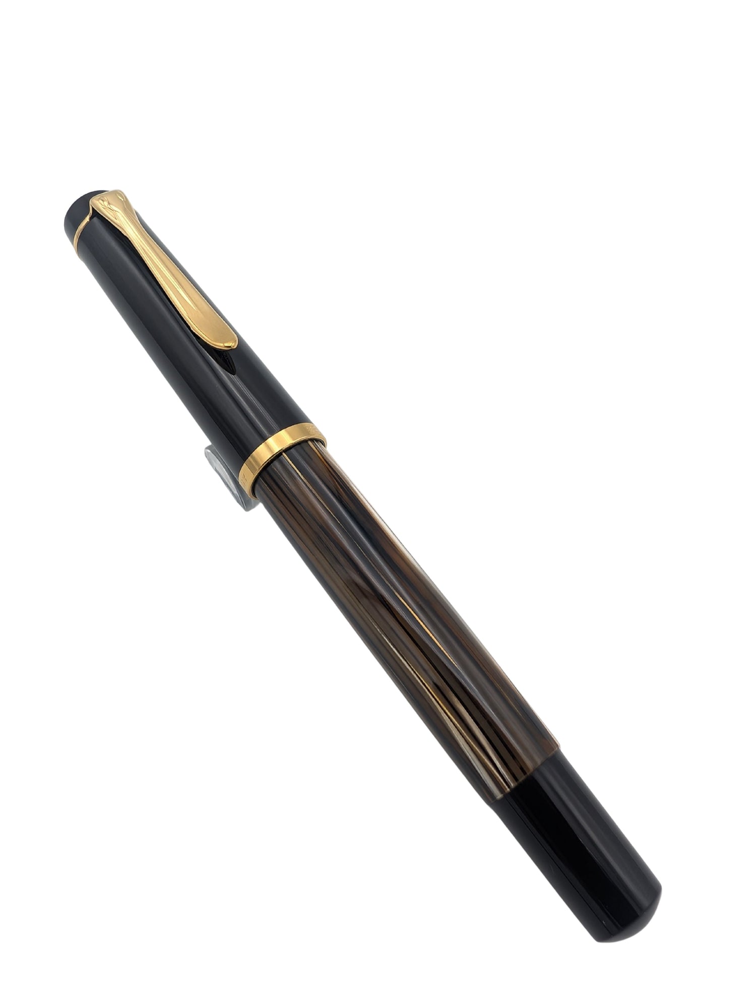 Pelikan M250 Tortoiseshell Brown - 14k Double Broad Nib - Pre-Owned