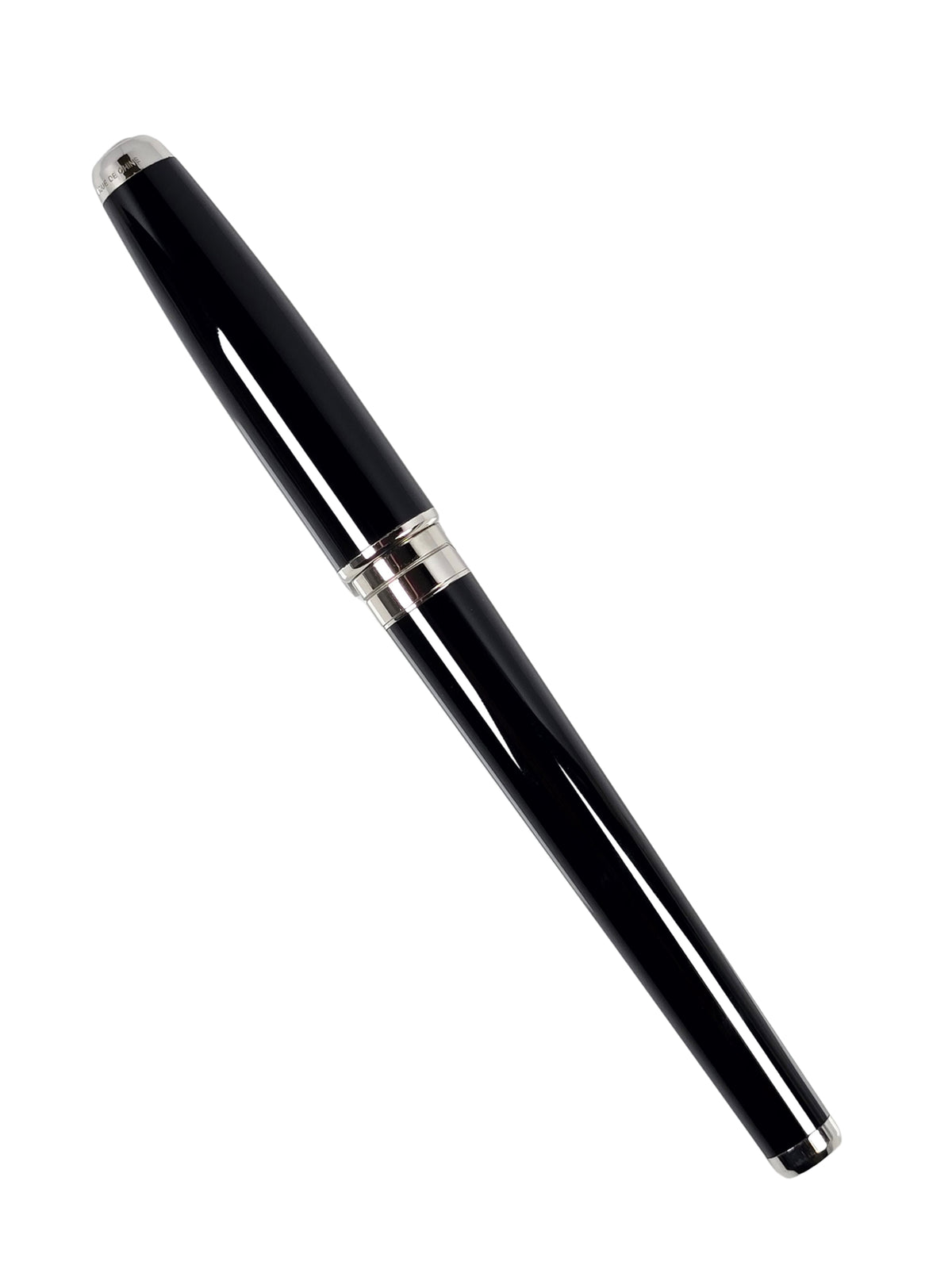ST Dupont Olympio Black & Palladium - 18k Fine Nib - Pre-Owned