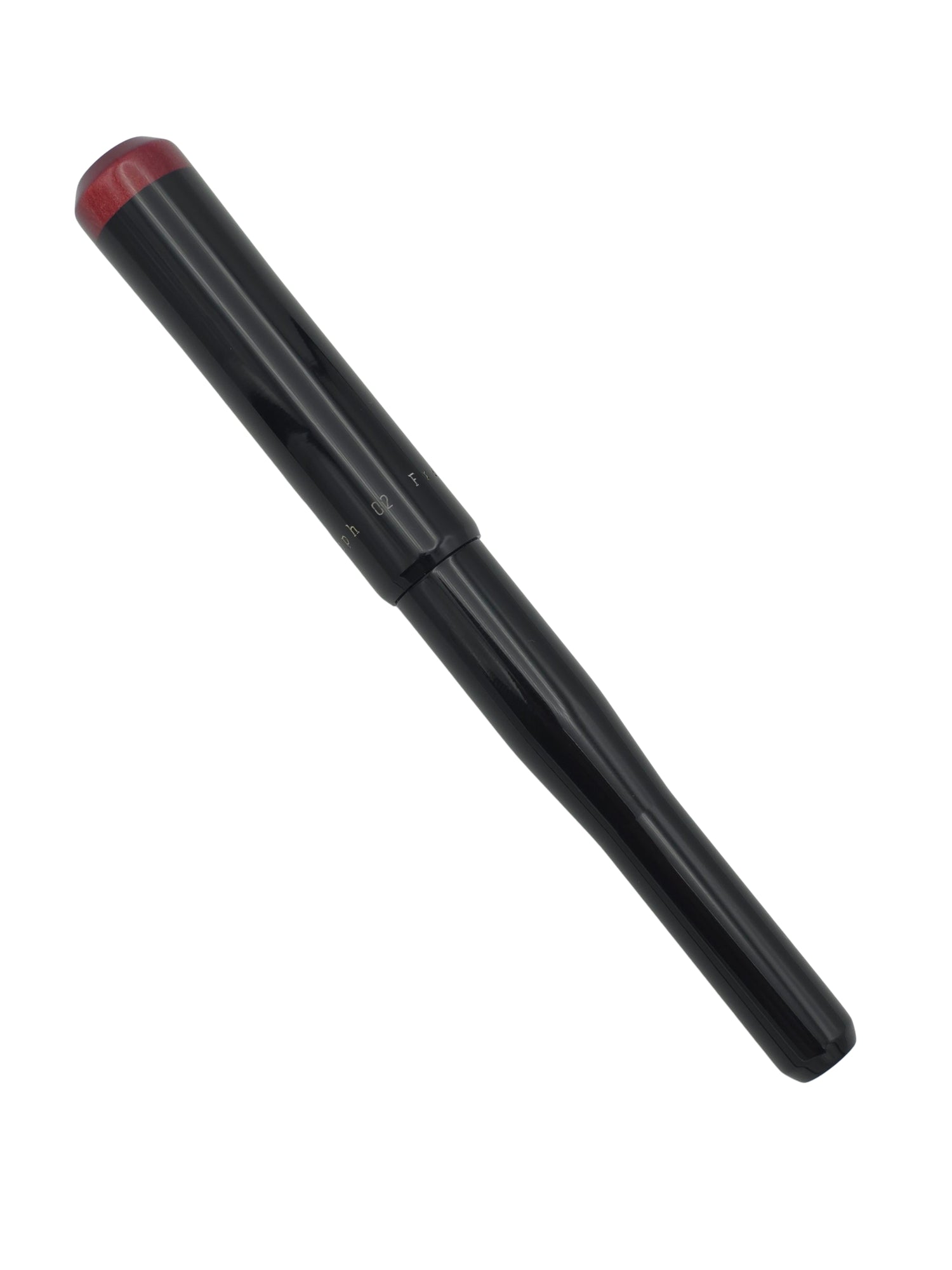 Franklin Christoph Model 02 Black Maroon - Broad Sig Nib - Pre-Owned