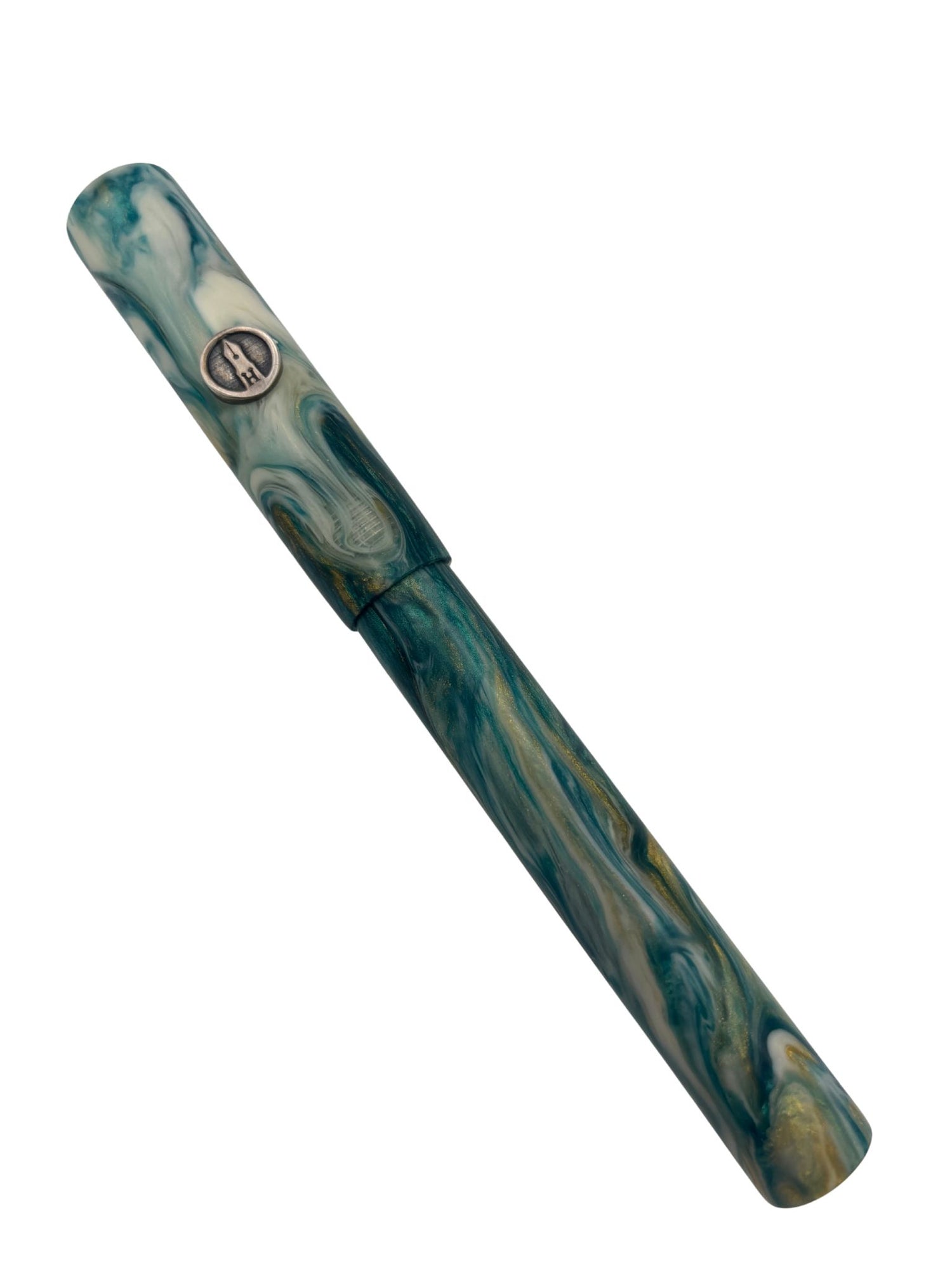 Hardy Penwrights 28-C Green - Broad Nib - Pre-Owned