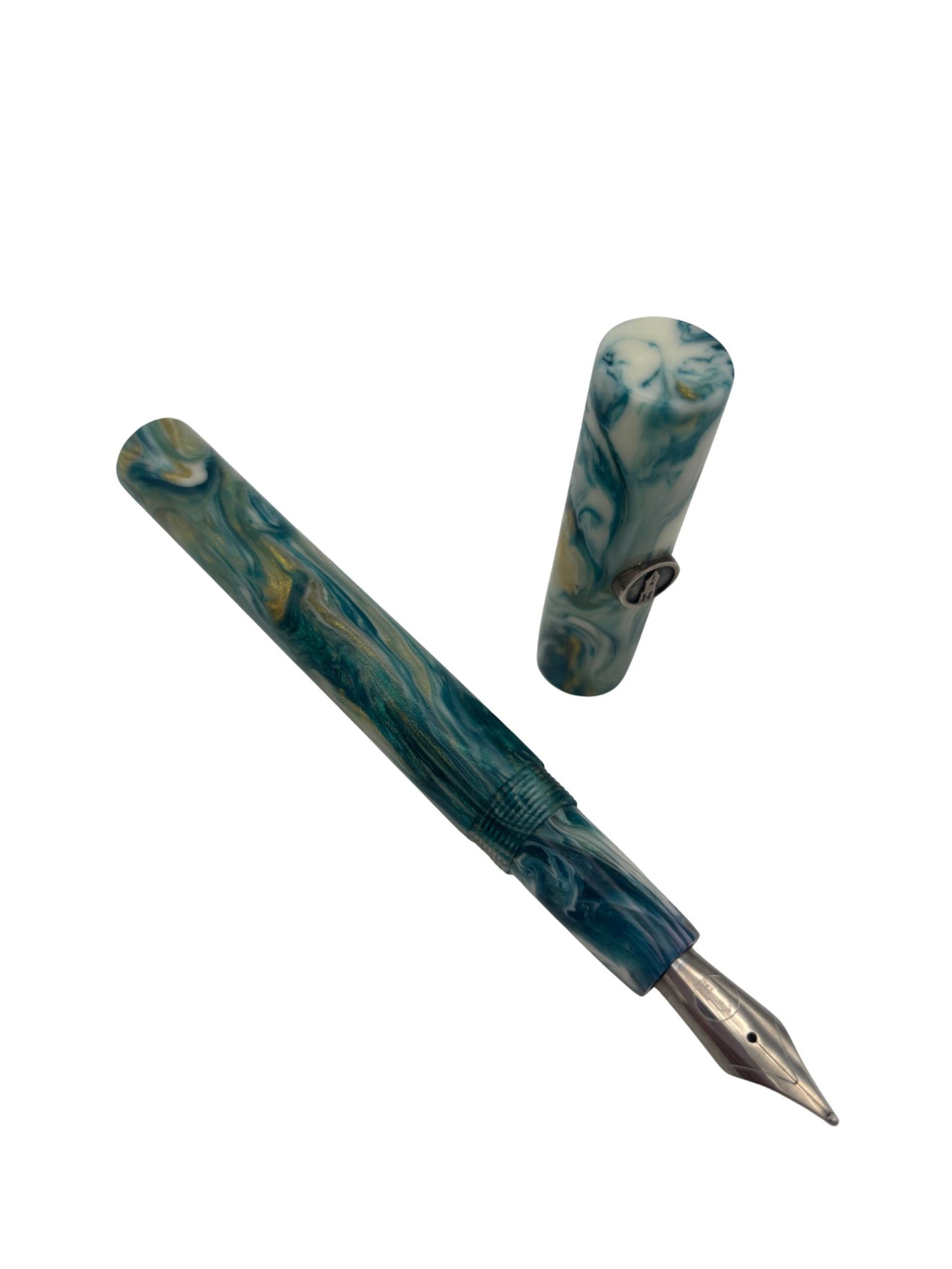 Hardy Penwrights 28-C Green - Broad Nib - Pre-Owned