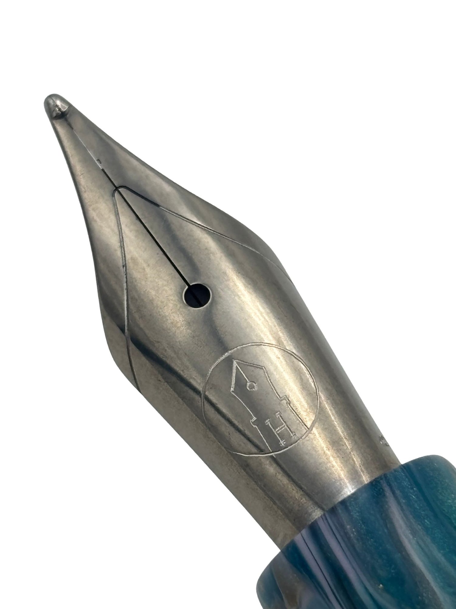 Hardy Penwrights 28-C Green - Broad Nib - Pre-Owned