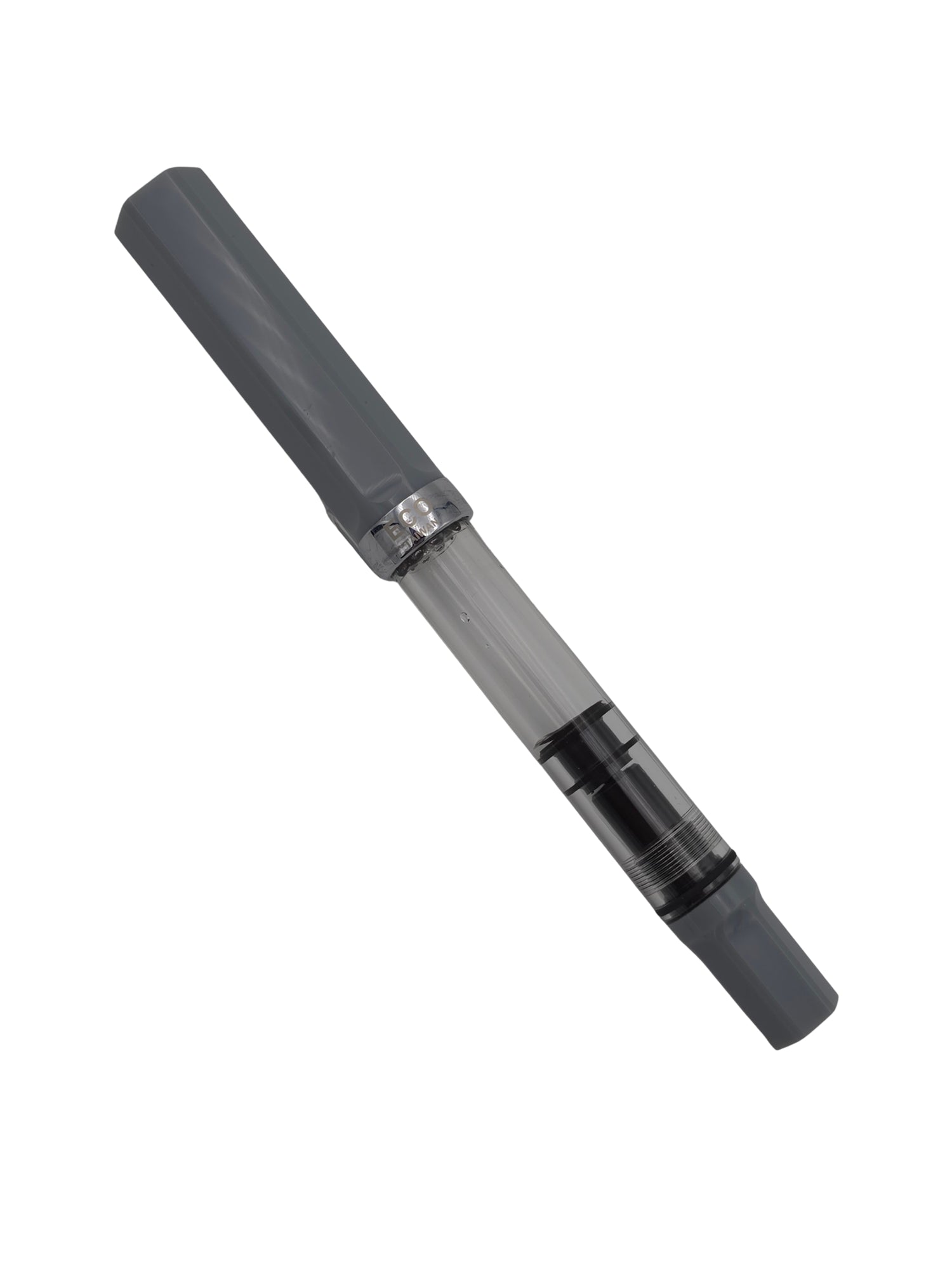TWSBI Eco Cement Grey Discontinued - Broad Steel Nib - Pre-Owned