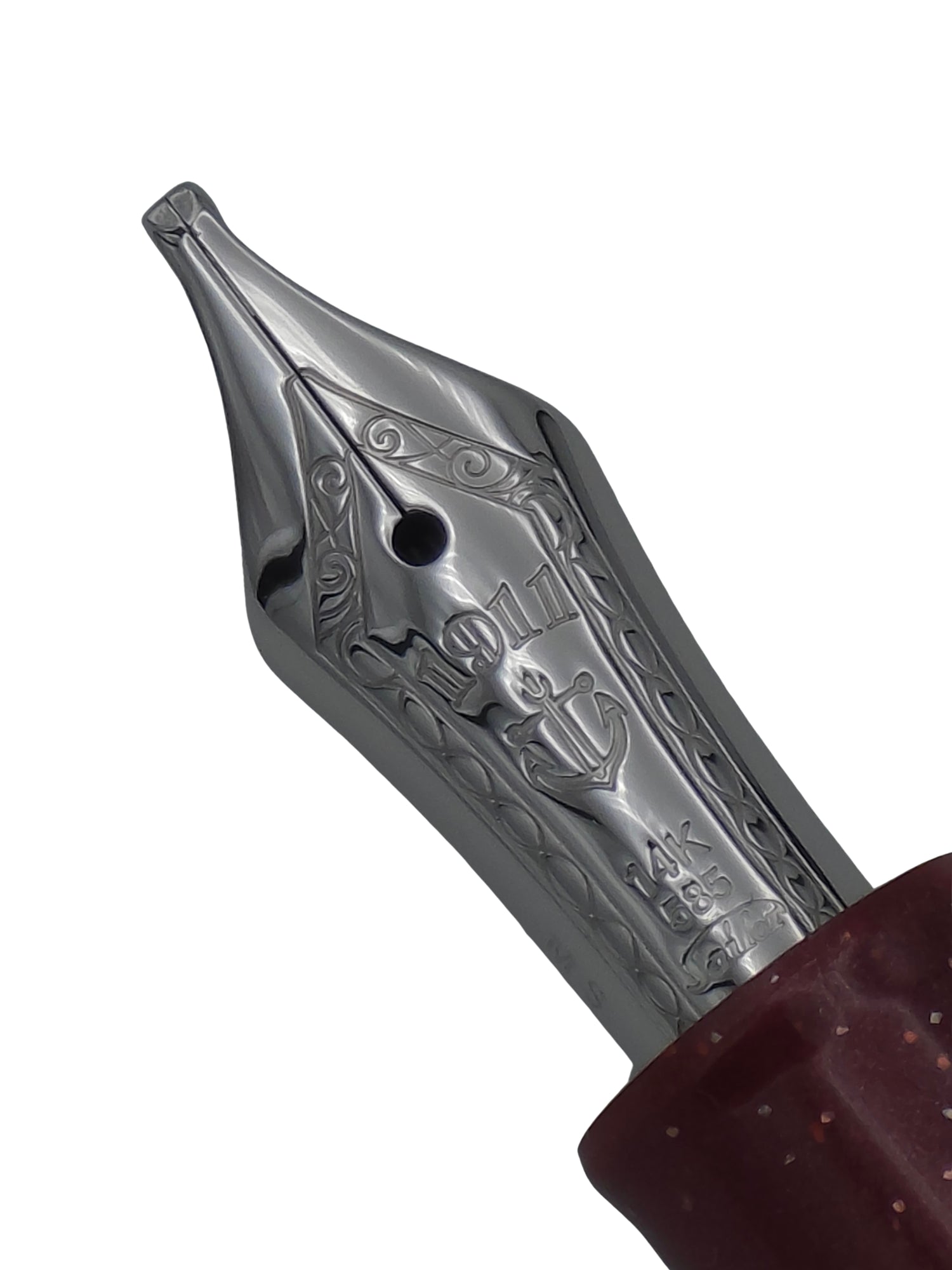 Sailor Pro Gear Slim Red Supernova - 14k Music Nib - Pre-Owned