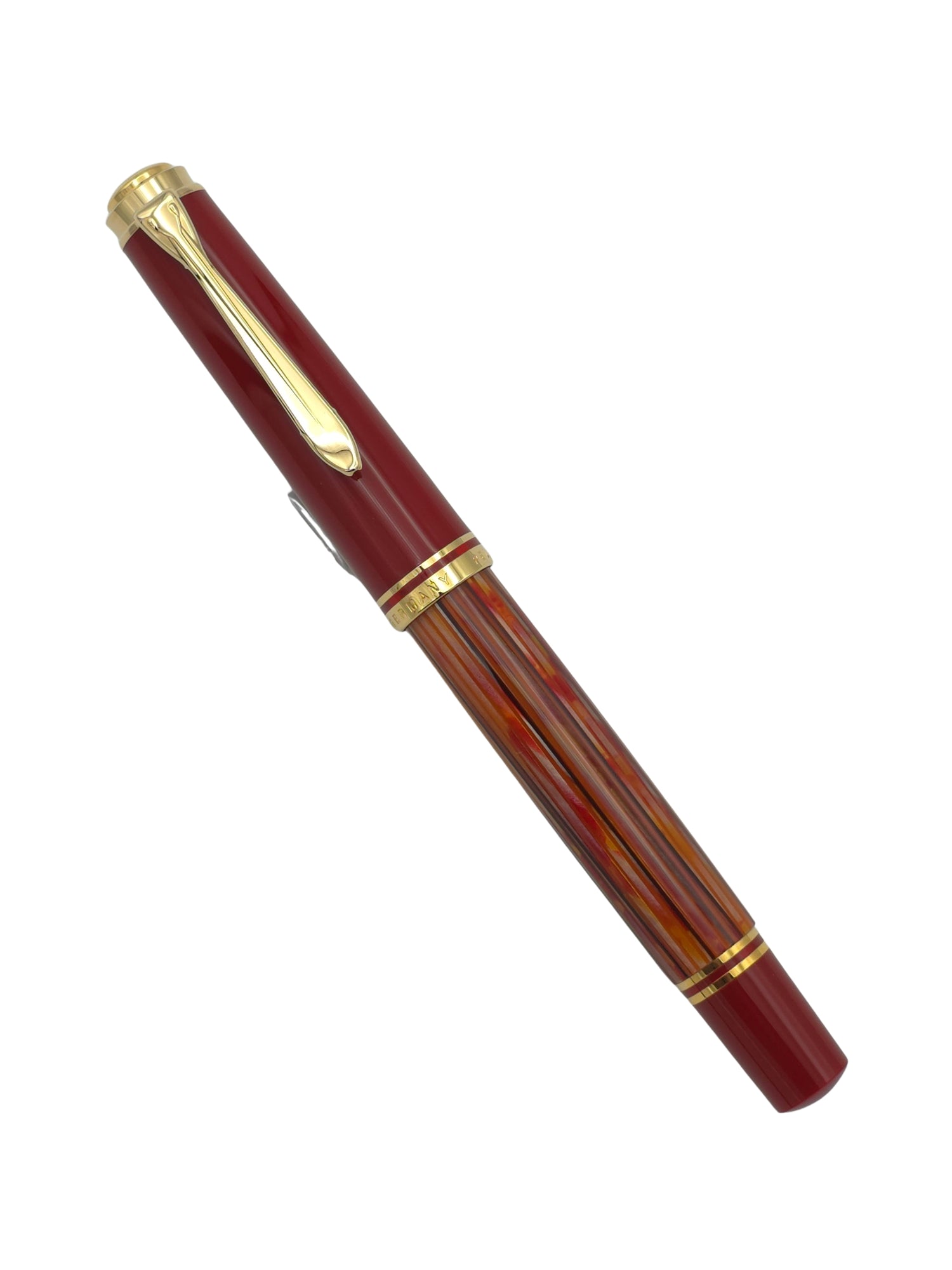 Pelikan M600 2020 SE Tortoiseshell Red - 14C Fine Nib - Pre-Owned