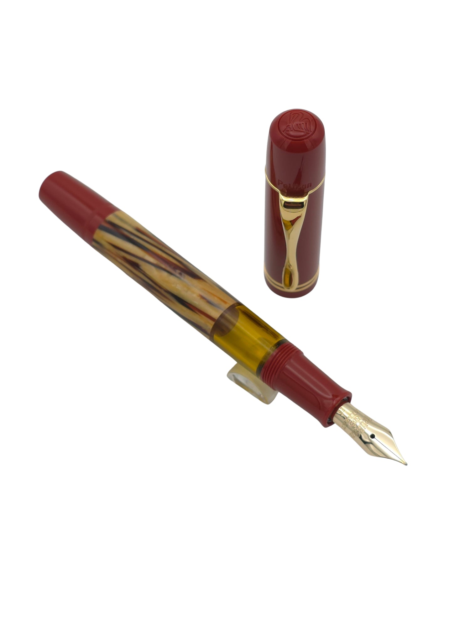 Pelikan M101N 2014 SE Tortoiseshell Red - 14K Extra Fine Nib - Pre-Owned