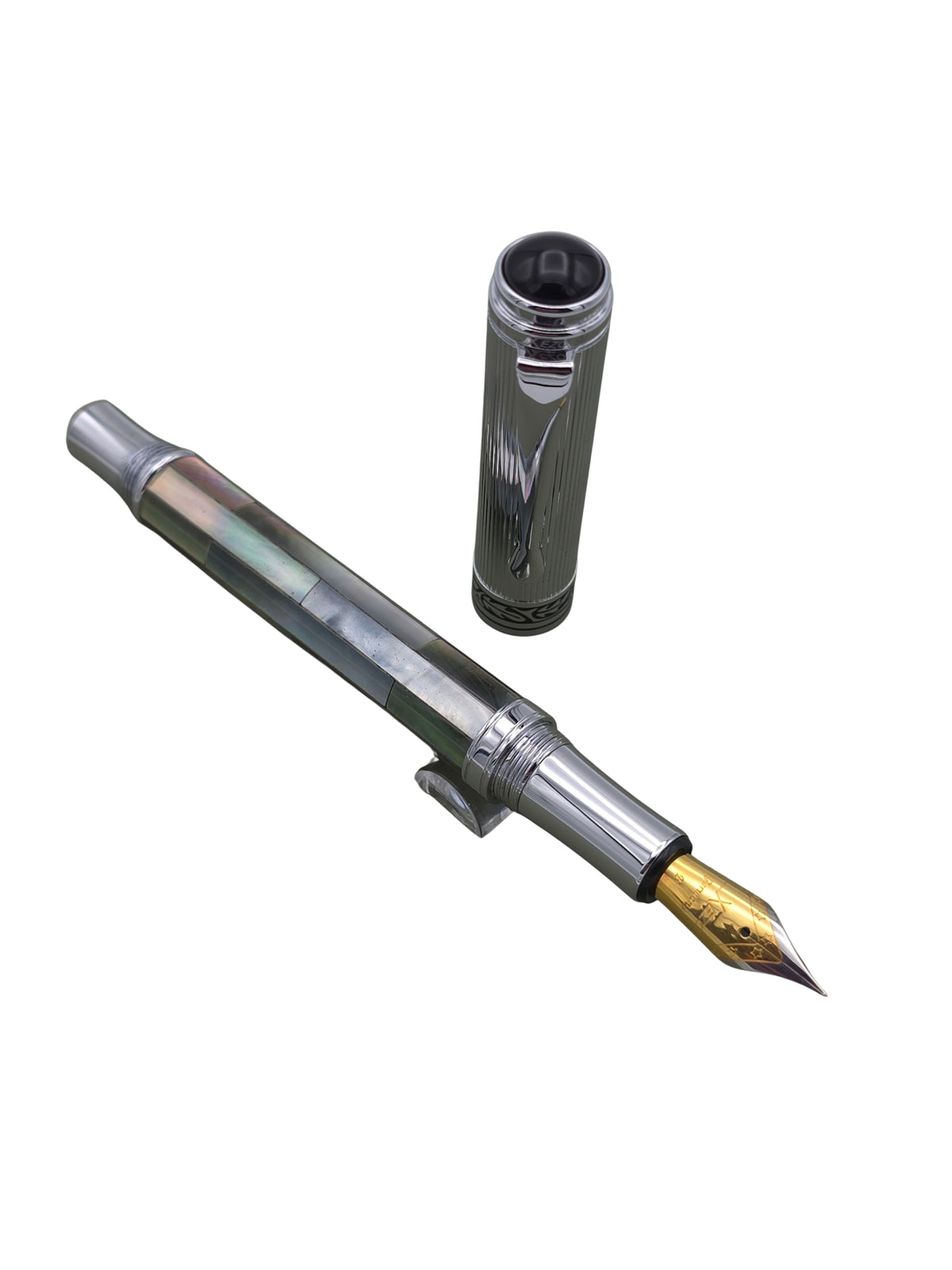 Xezo Maestro Jubilee Abalone - Fine Steel Nib - Pre-Owned