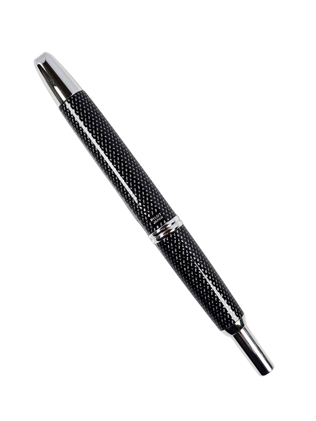 Pilot Vanishing Point Black Carbonesque - 18k Medium Nib - Pre-Owned