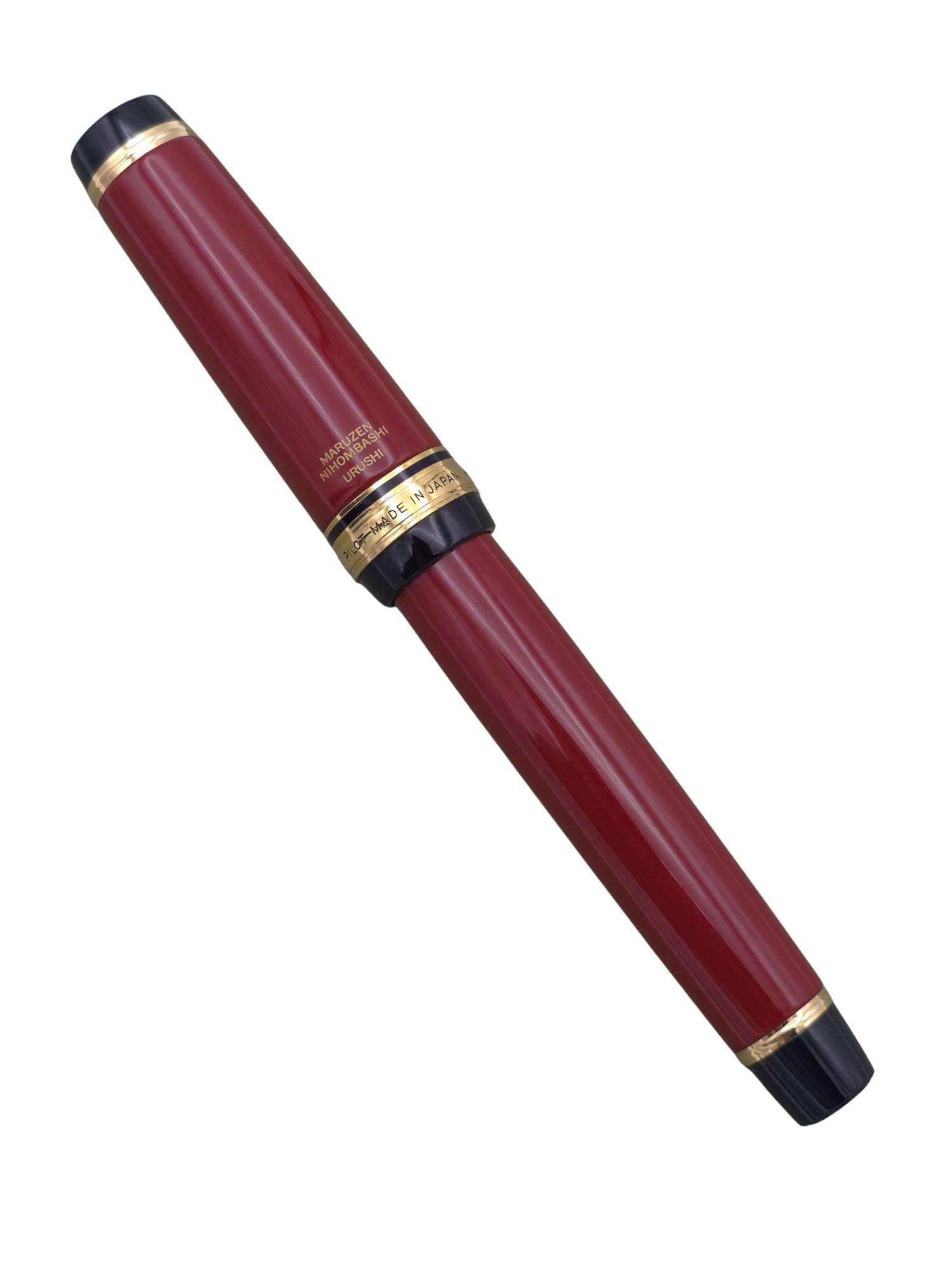 Pilot Custom Urushi Nihombashi 2024 Akane - 18k Broad Nib- Pre-Owned