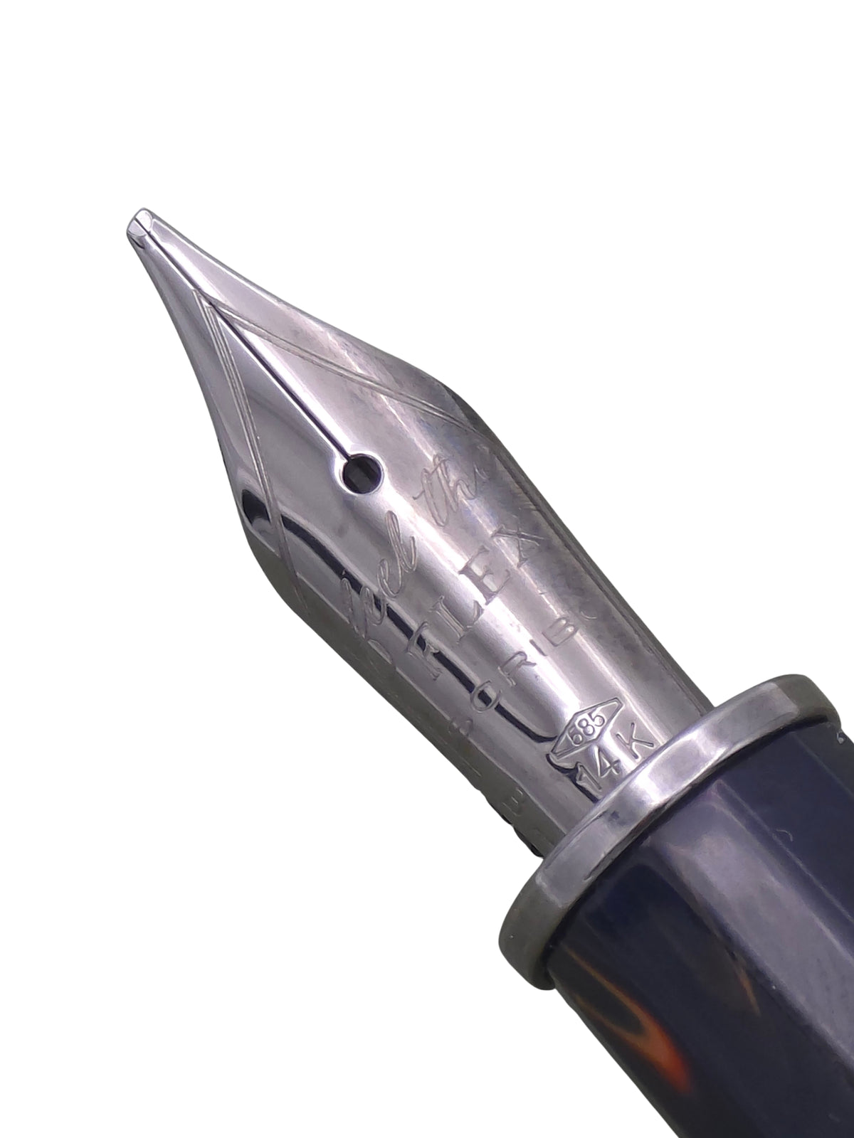 Scribo Feel Blu Califfo - 14k Flex Left Oblique Broad Nib - Pre-Owned