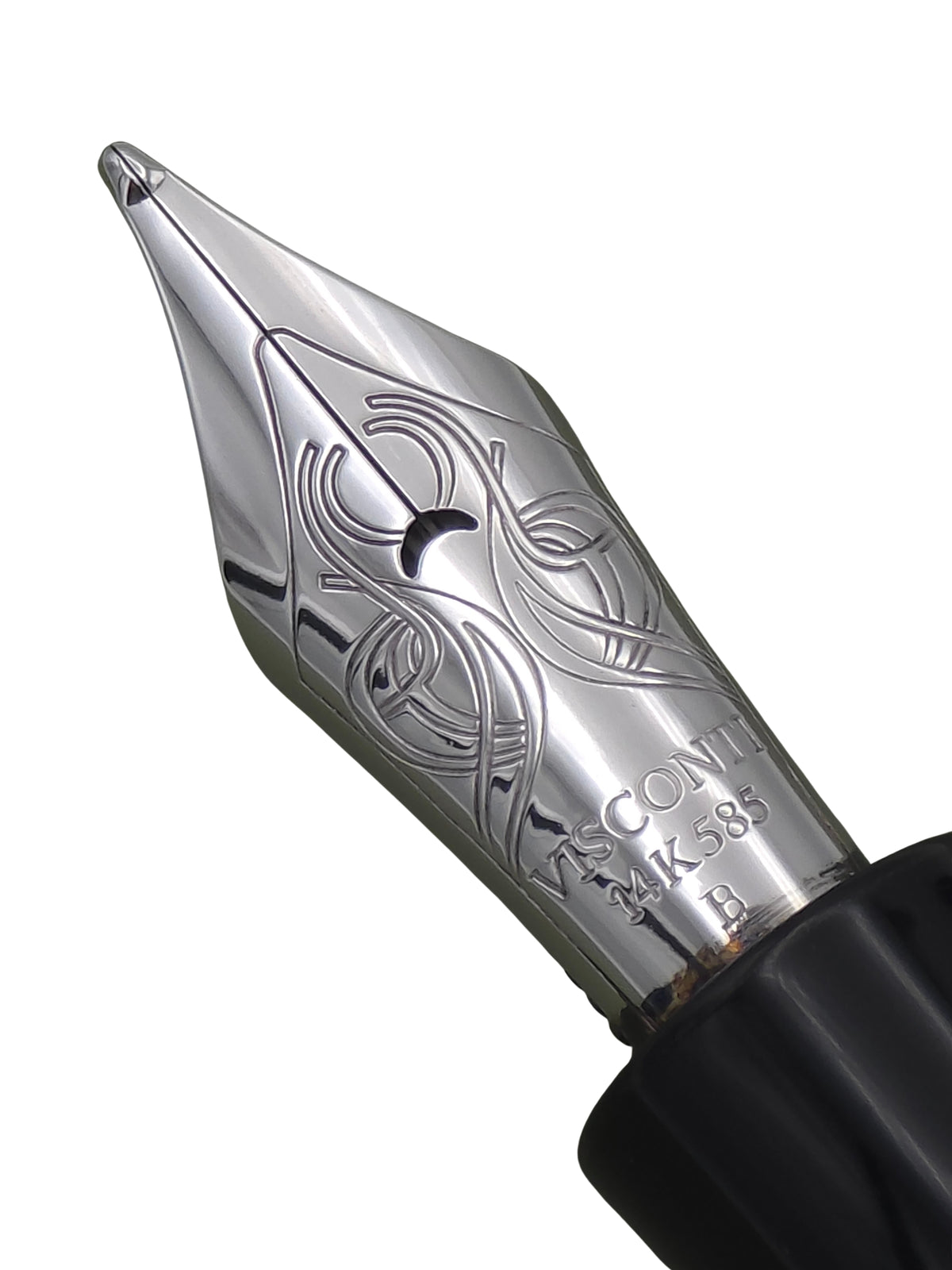Visconti Divina Elegance Black - 14k Broad Nib - Pre-Owned