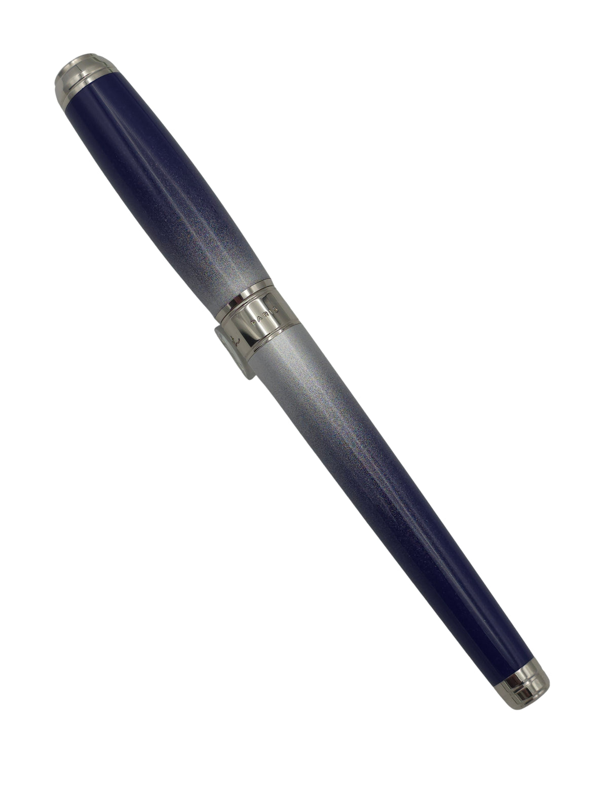 S.T. Dupont Line D Sunburst Blue - 14k Medium Nib - Pre-Owned