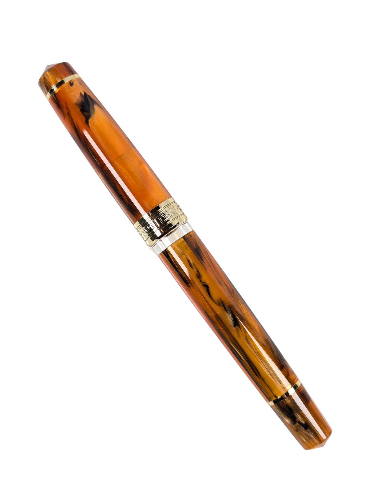 Asvine P20 Amber - Medium Steel Nib - Pre-Owned