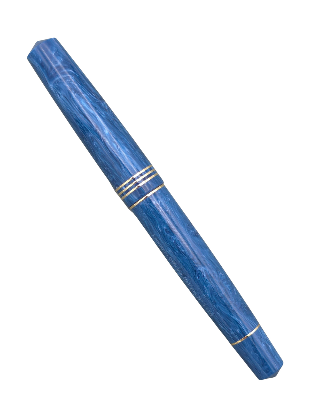 Leonardo Momento Zero Positano Blue - Broad Steel Nib - Pre-Owned