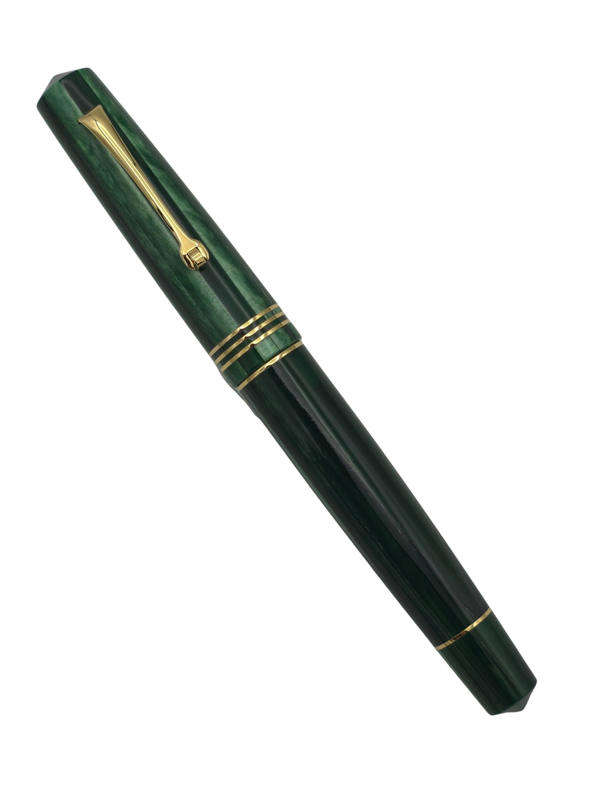 Leonardo Momento Zero Algae Seaweed Green - Medium Steel Nib - Pre-Owned