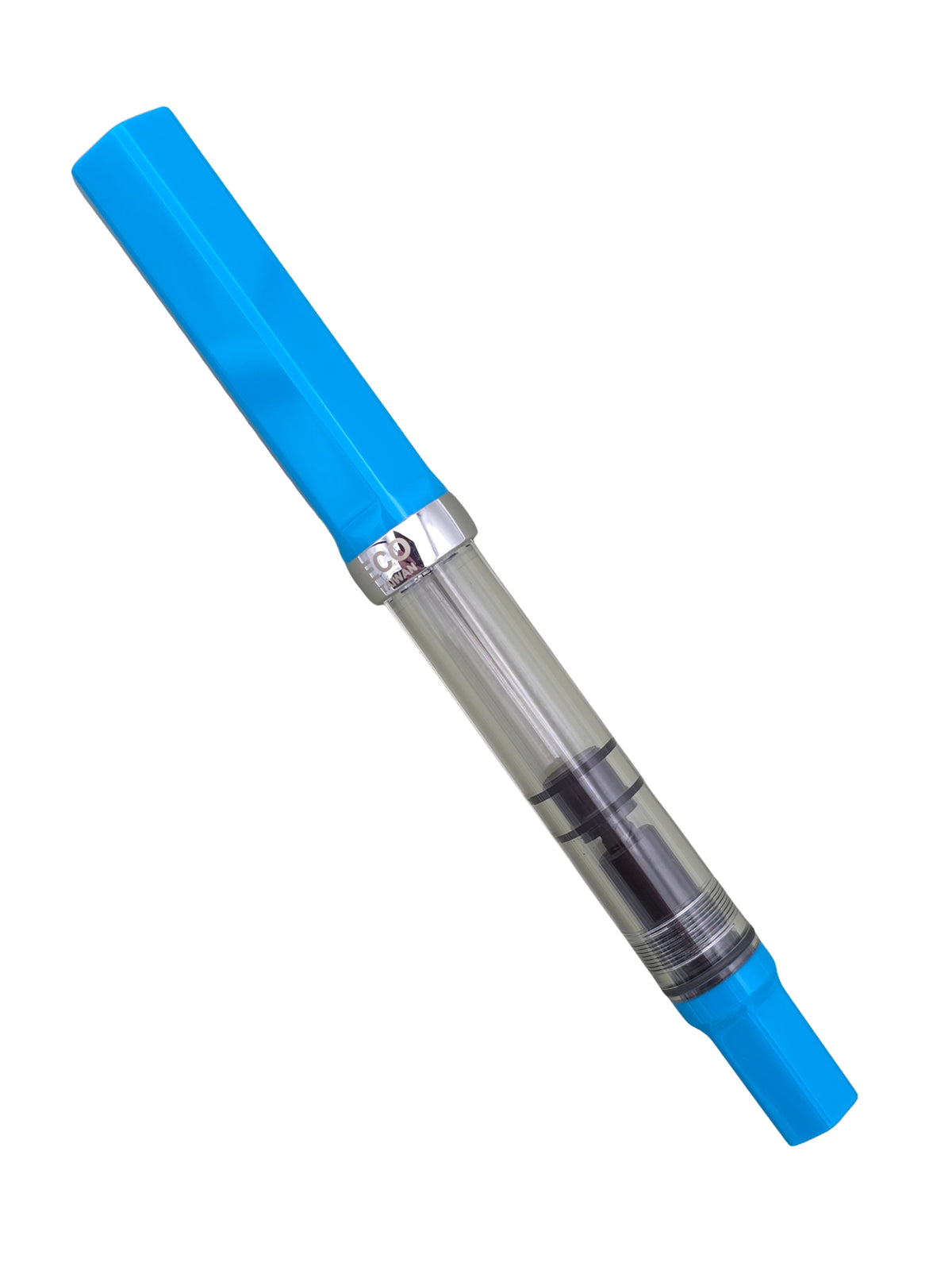 TWSBI Eco Cerulean Blue(Discontinued) - Medium Steel Nib - Pre-Owned