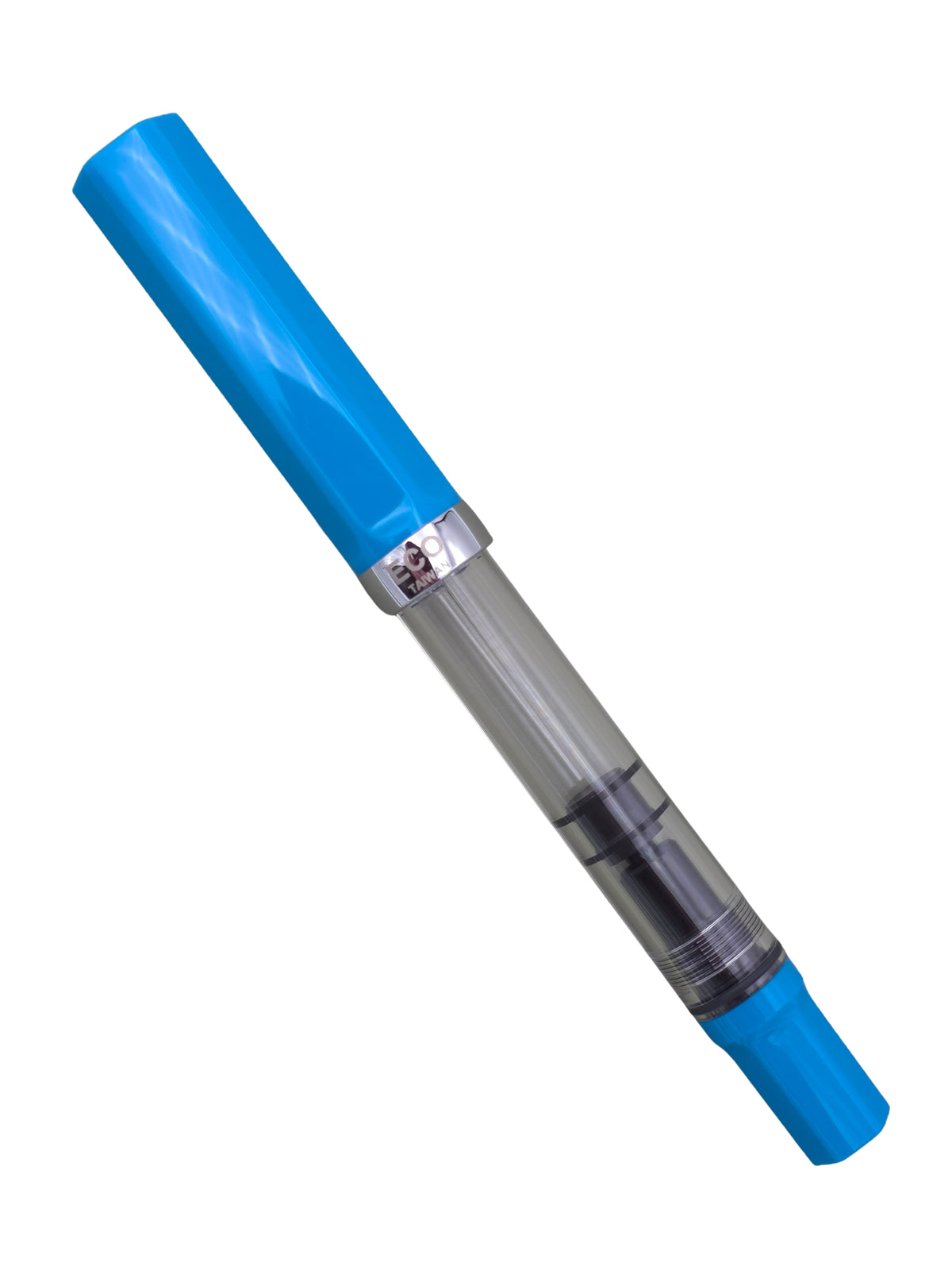 TWSBI Eco Cerulean Blue(Discontinued) - Medium Steel Nib - Pre-Owned