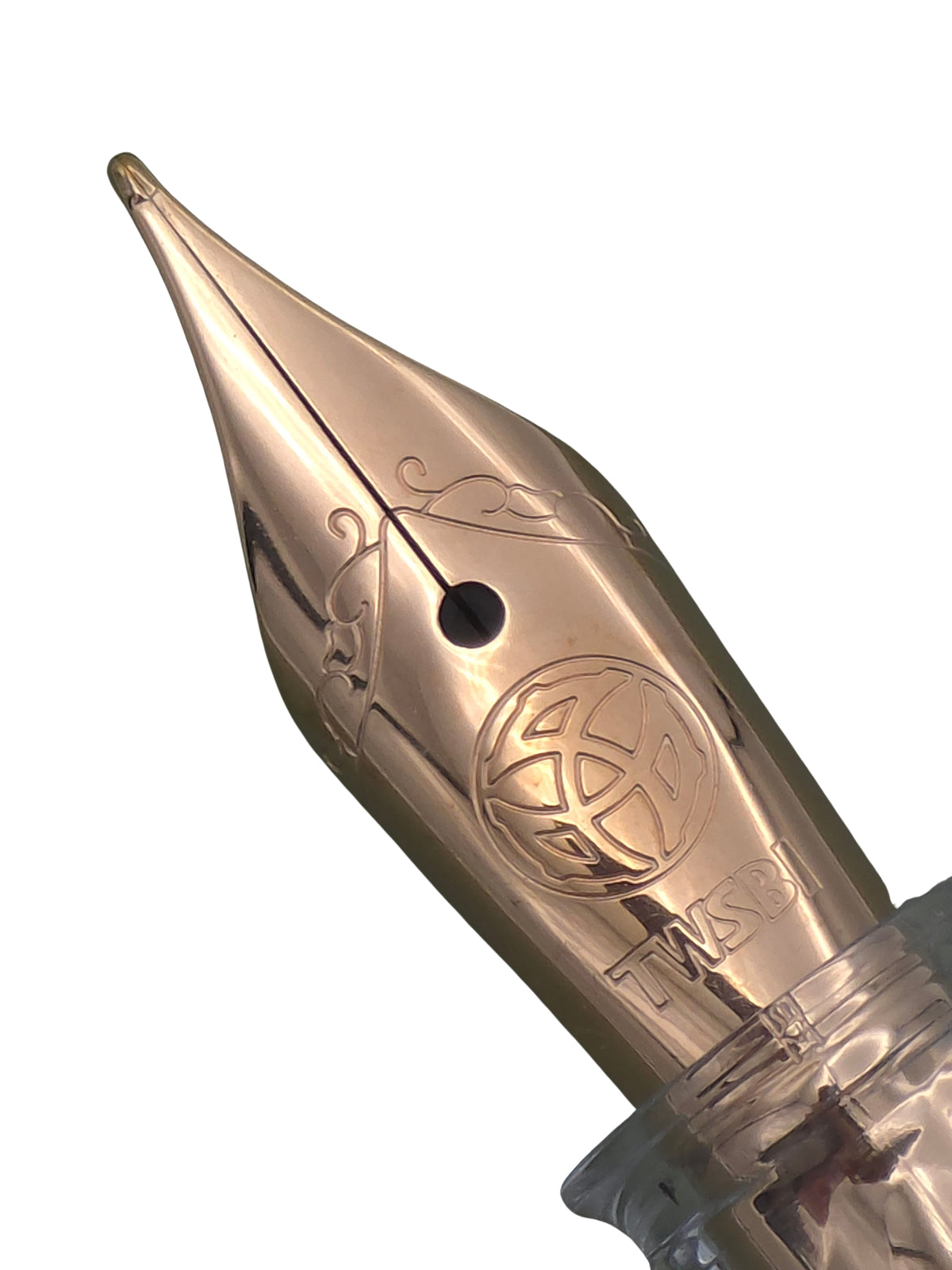 TWSBI Eco White Rose Gold - Medium Steel Nib - Pre-Owned