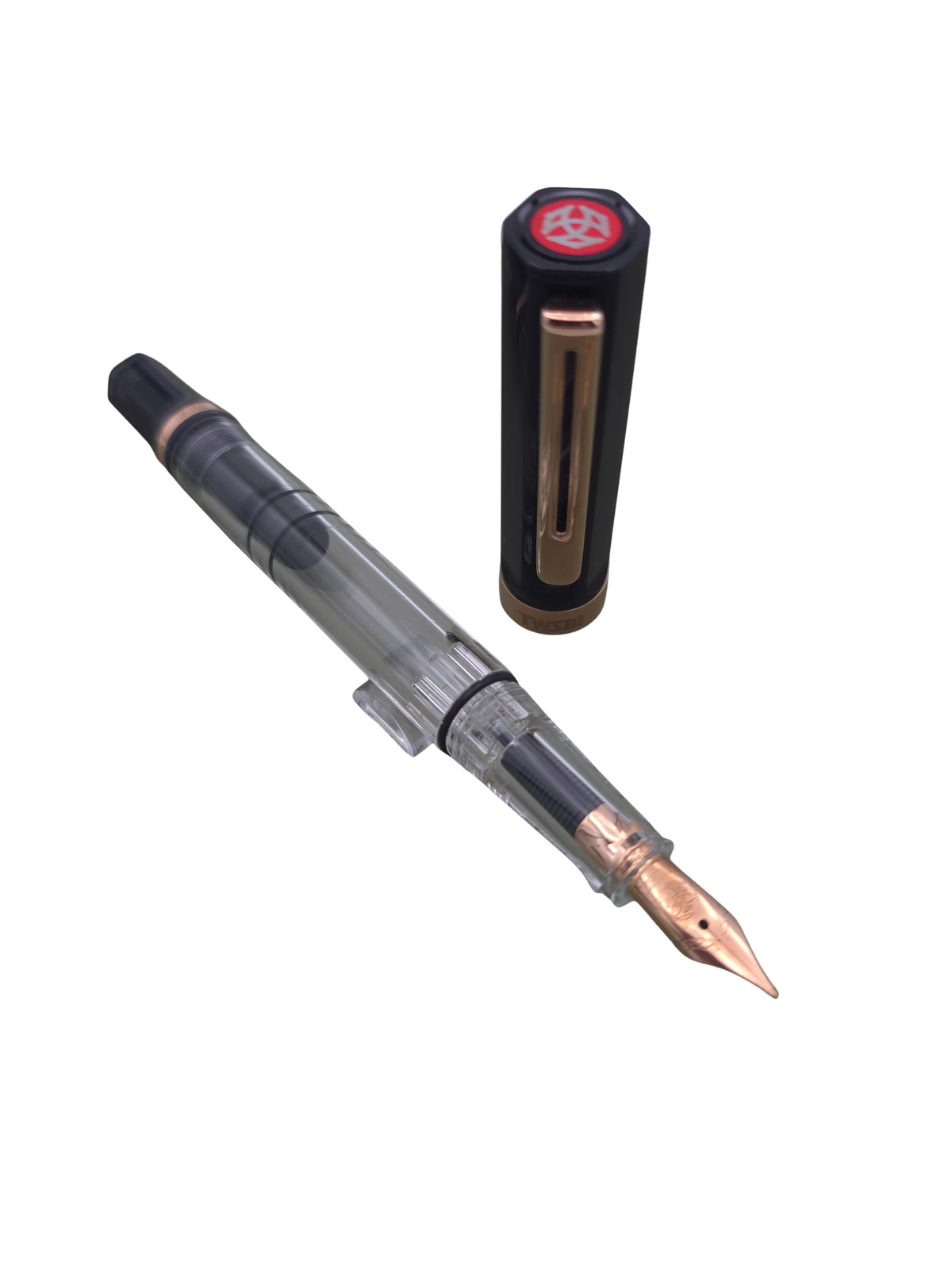 TWSBI Eco Smoke Rose Gold - Medium Steel Nib - Pre-Owned