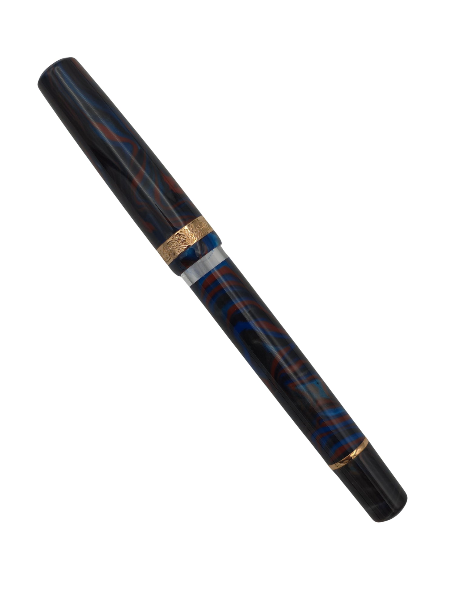 Nahvalur Schuylkill Dragonet Sapphire - Medium Steel Nib - Pre-Owned