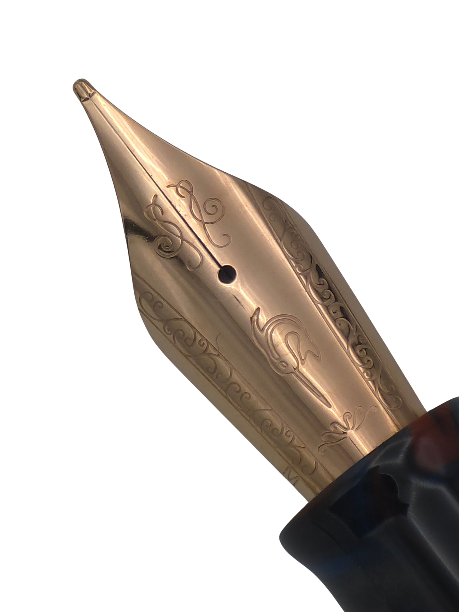 Nahvalur Schuylkill Dragonet Sapphire - Medium Steel Nib - Pre-Owned