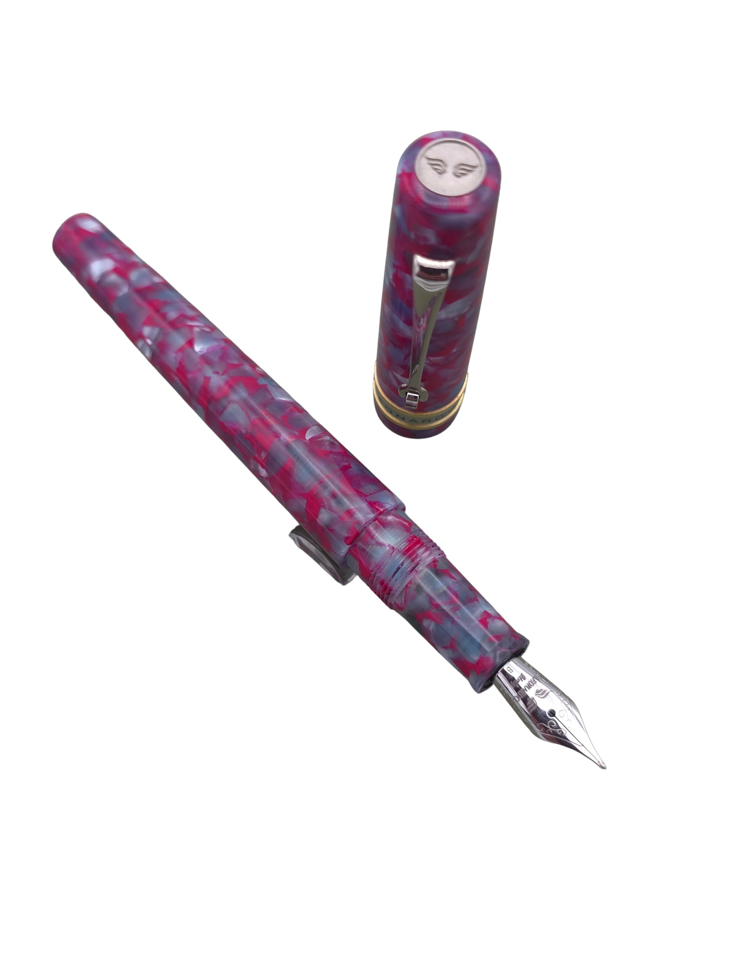 Leonardo La Piccolina Himalaya Pink - Broad Steel Nib - Pre-Owned