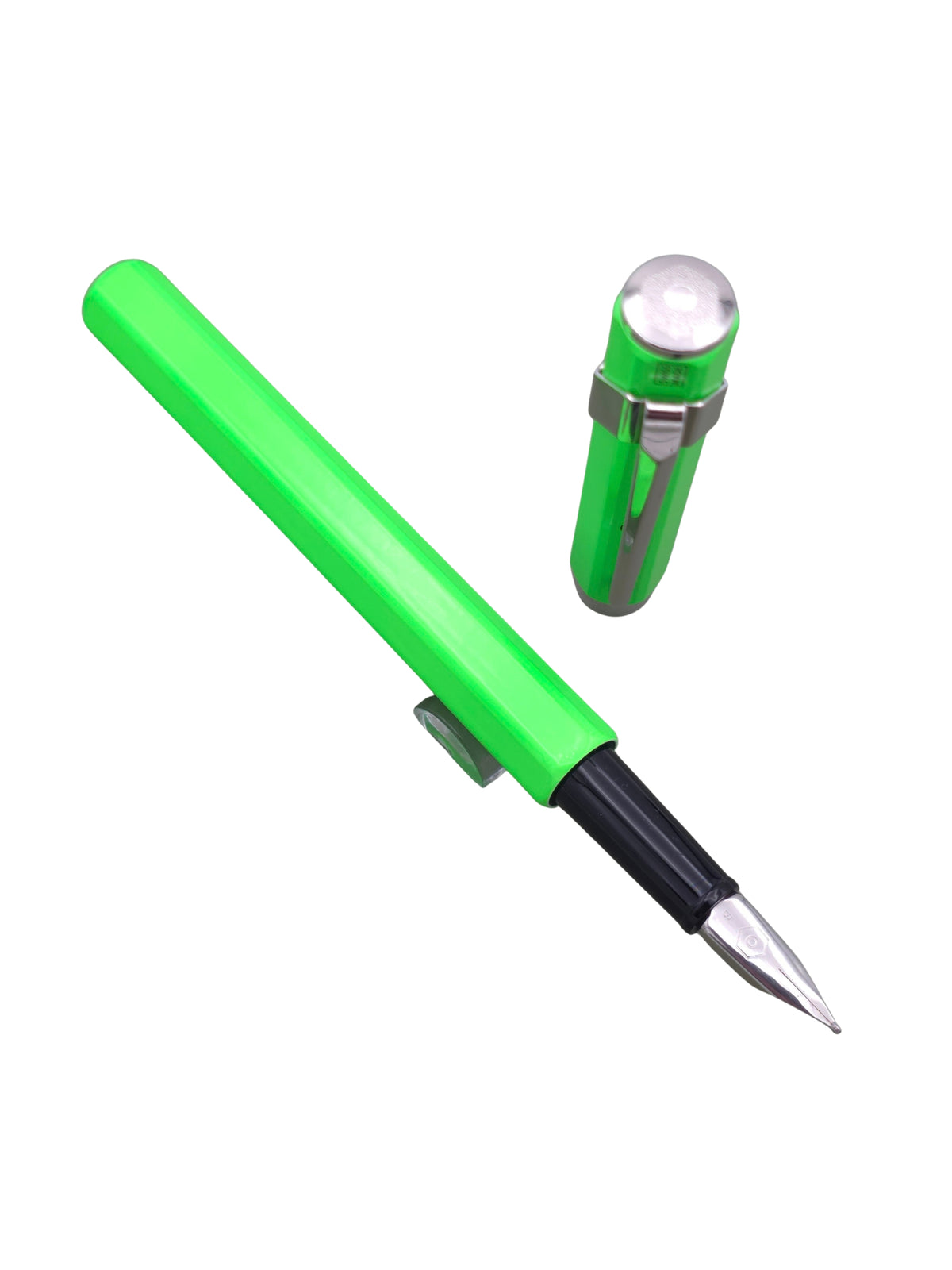 Caran d'Ache 849 Green - Broad Steel Nib - Pre-Owned