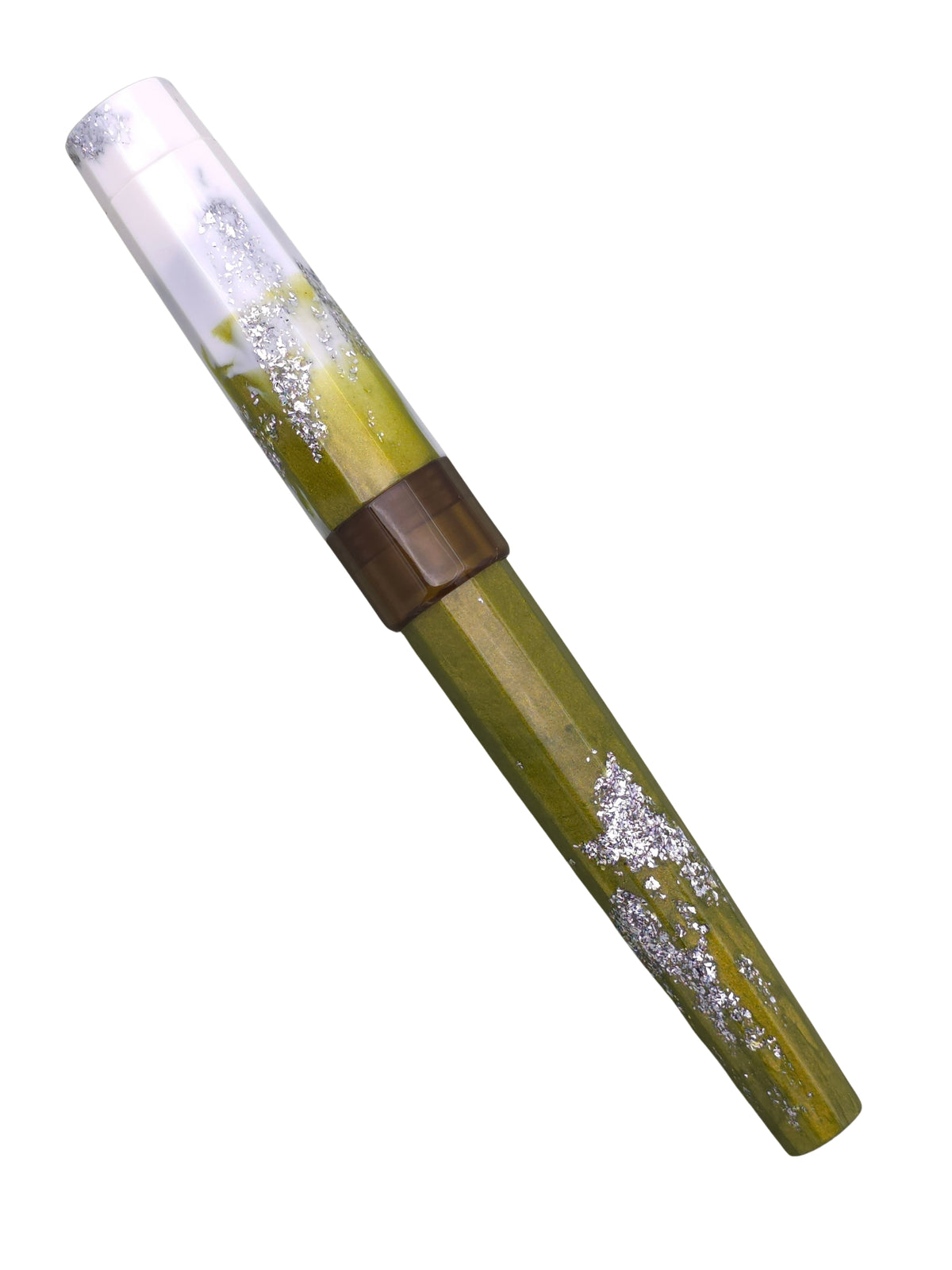 Benu Euphoria Matcha Latte - Medium Steel Nib - Pre-Owned